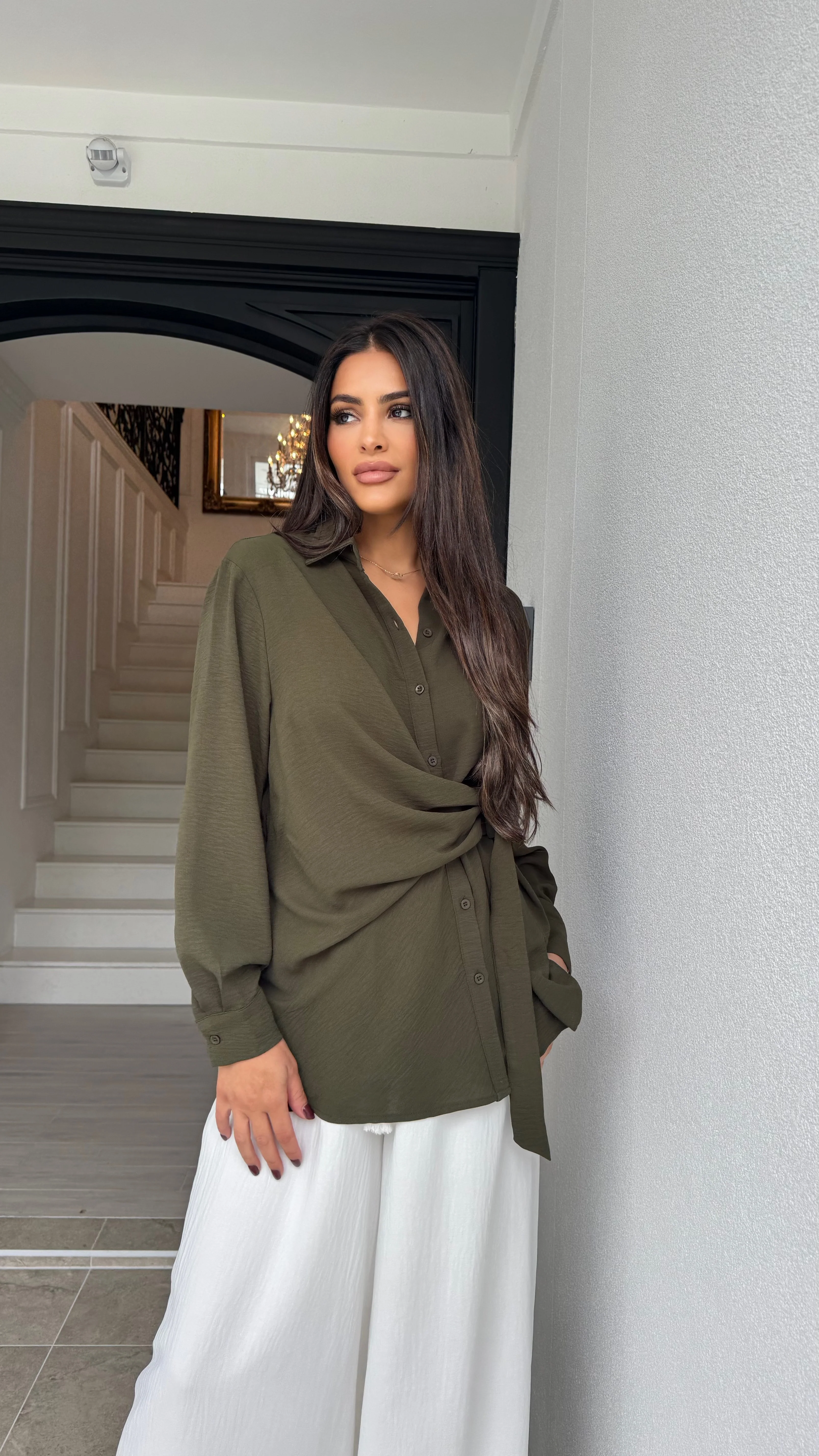 Gold Buckle Blouse - Image 3