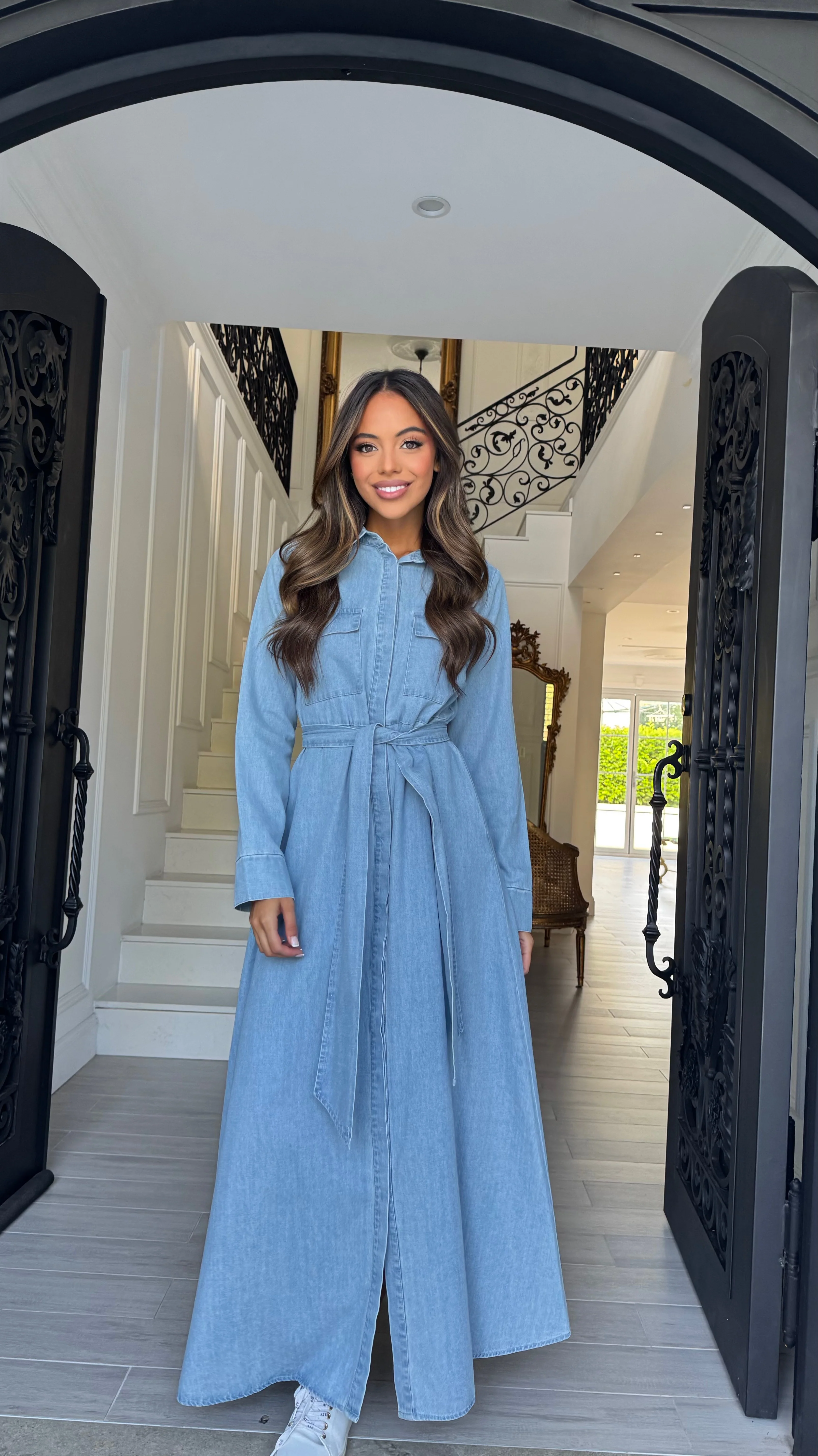 Alira Denim Dress - Image 5
