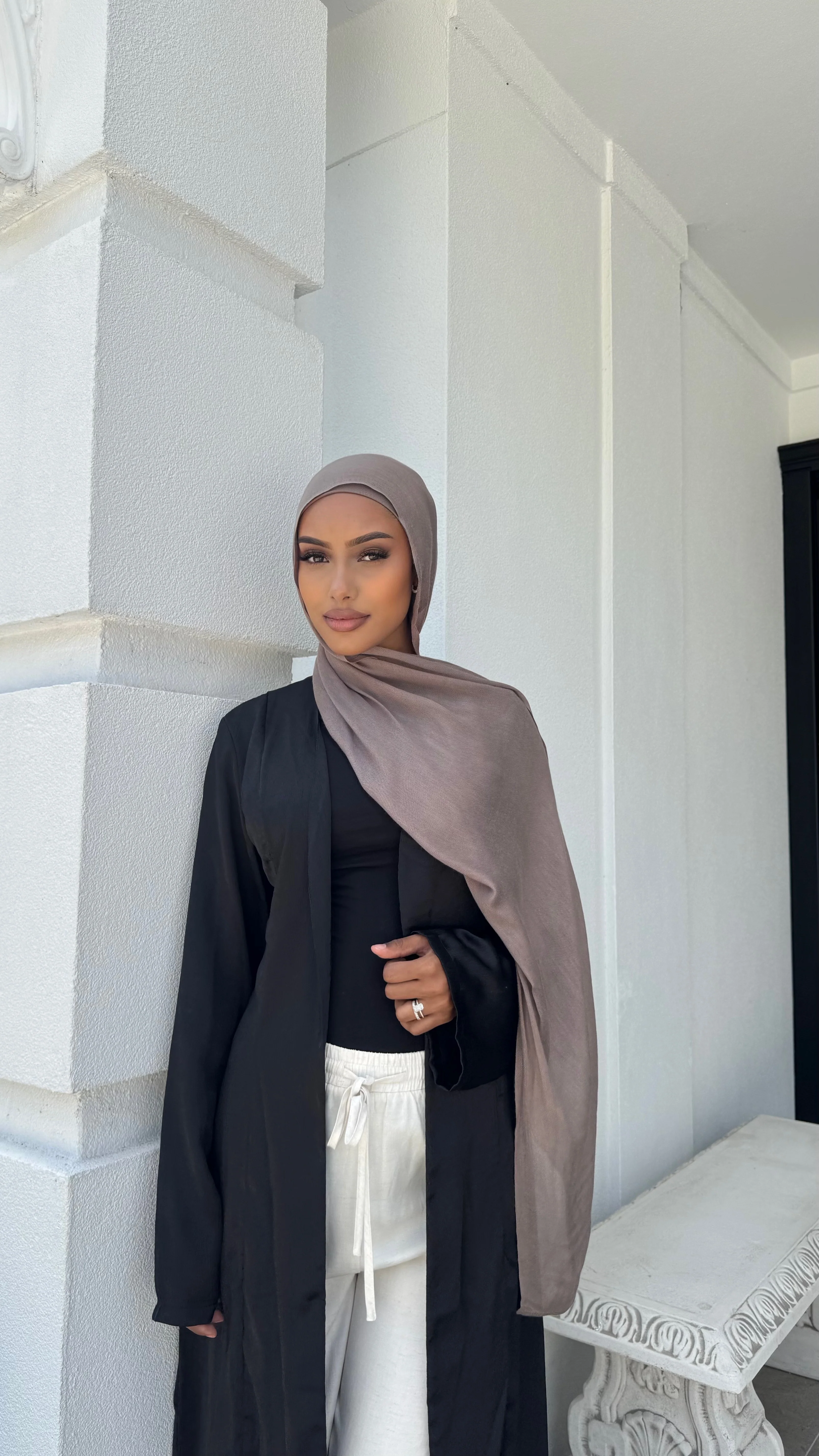 Alira Satin Drape Cape - Image 13