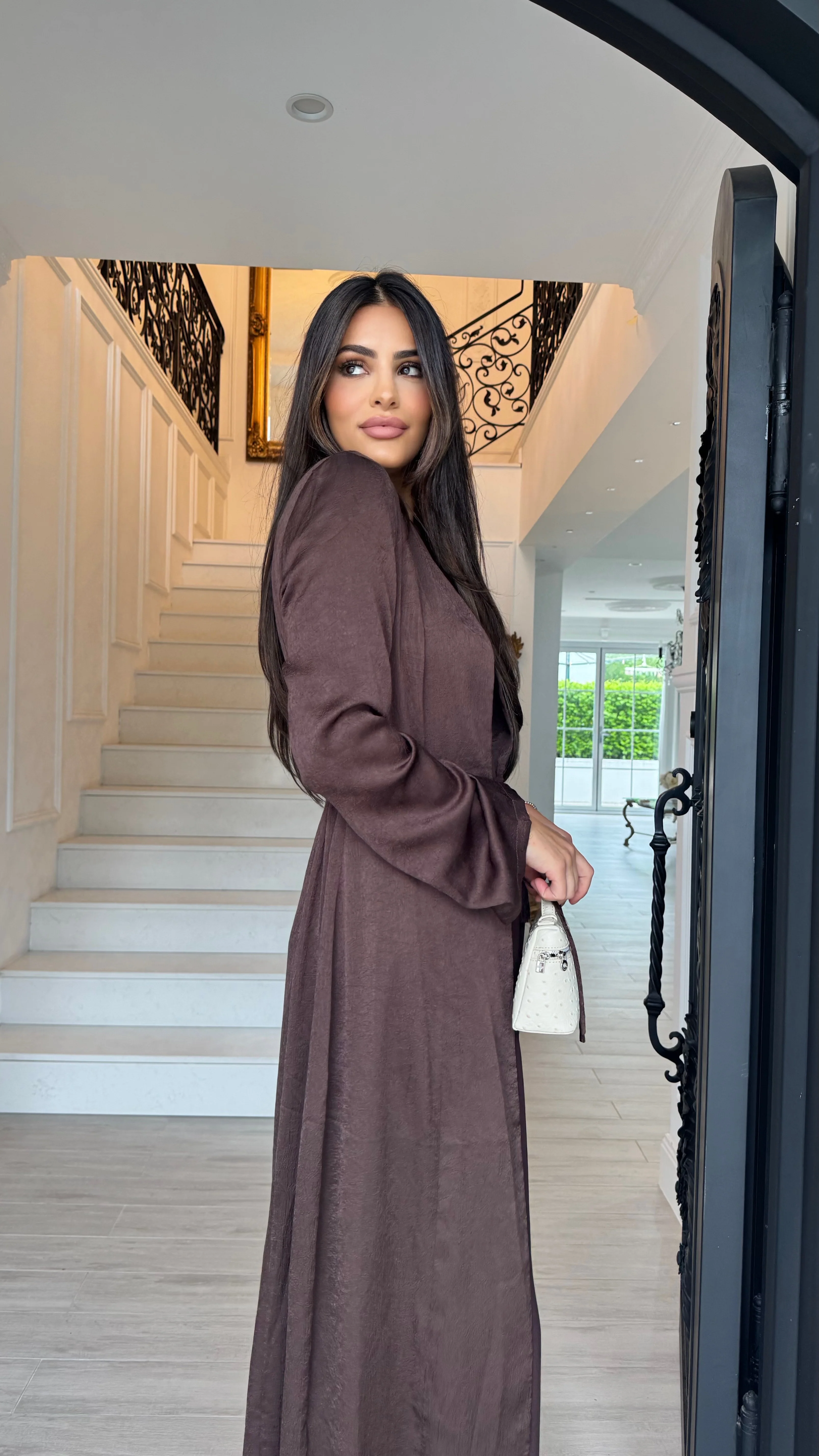 Alira Satin Drape Cape - Image 4