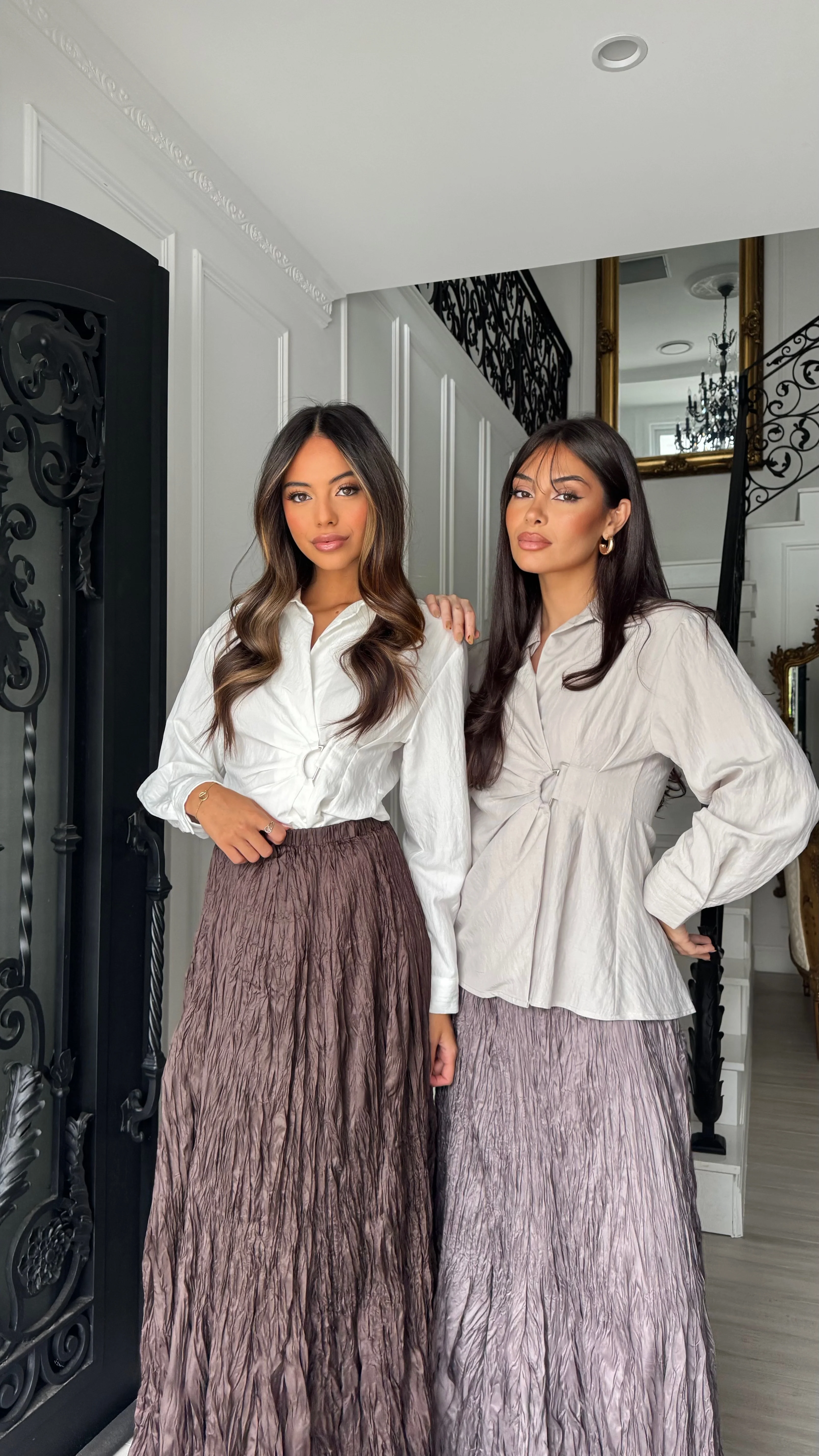 Alira Silver Buckle Blouse