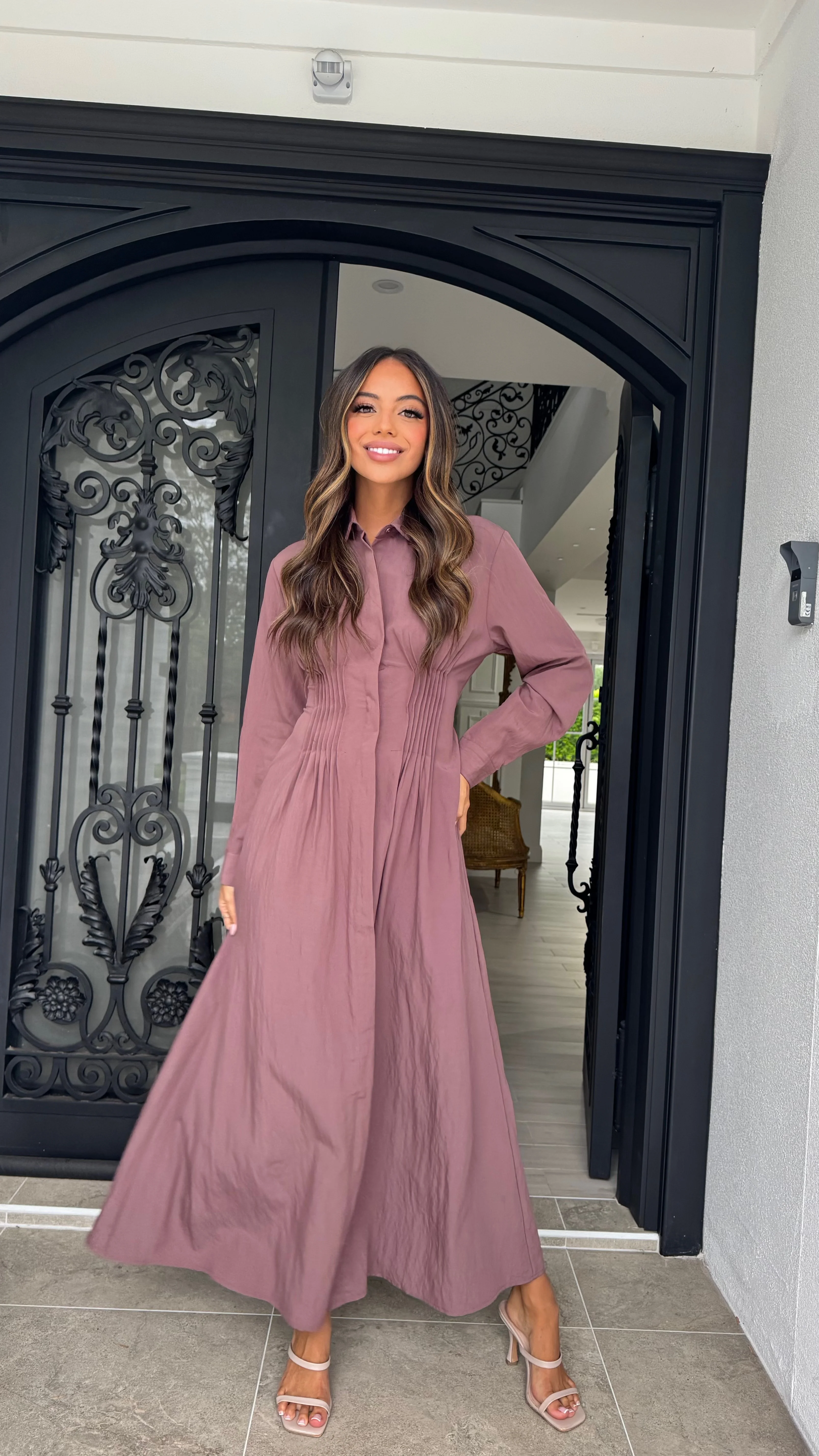 Alira waist pleat maxi - Image 18