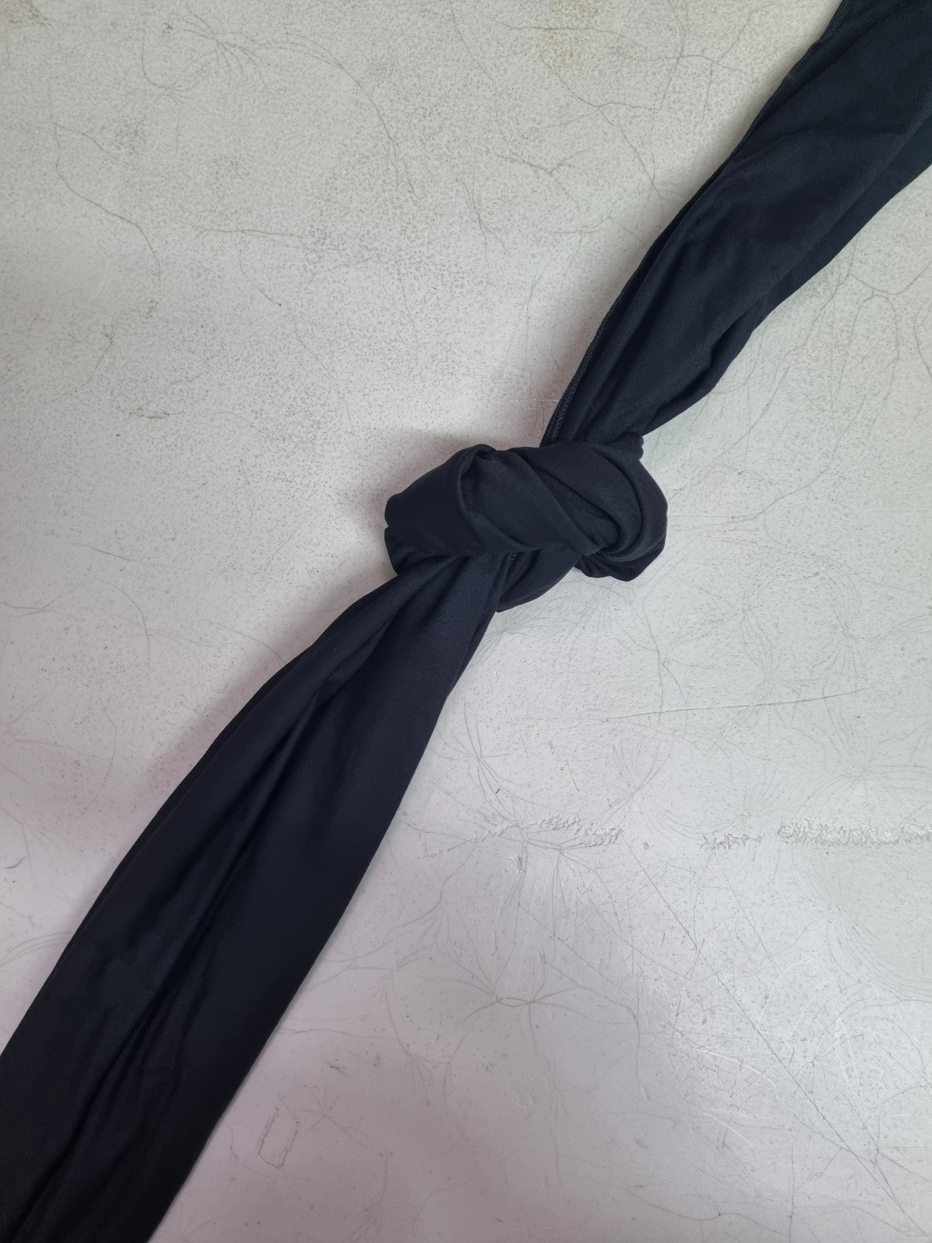 Black Jersey Scarf