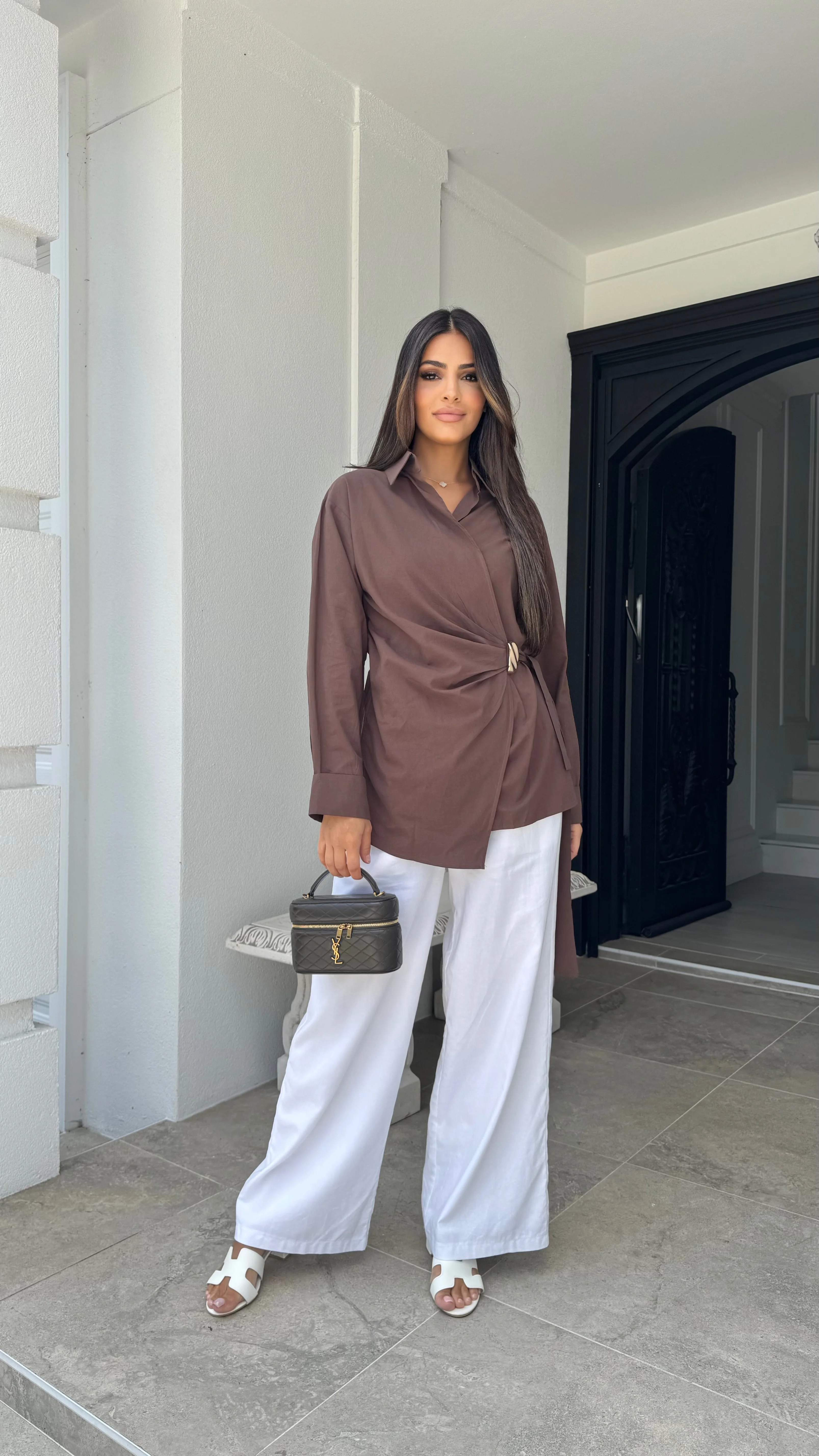 Buckle blouse