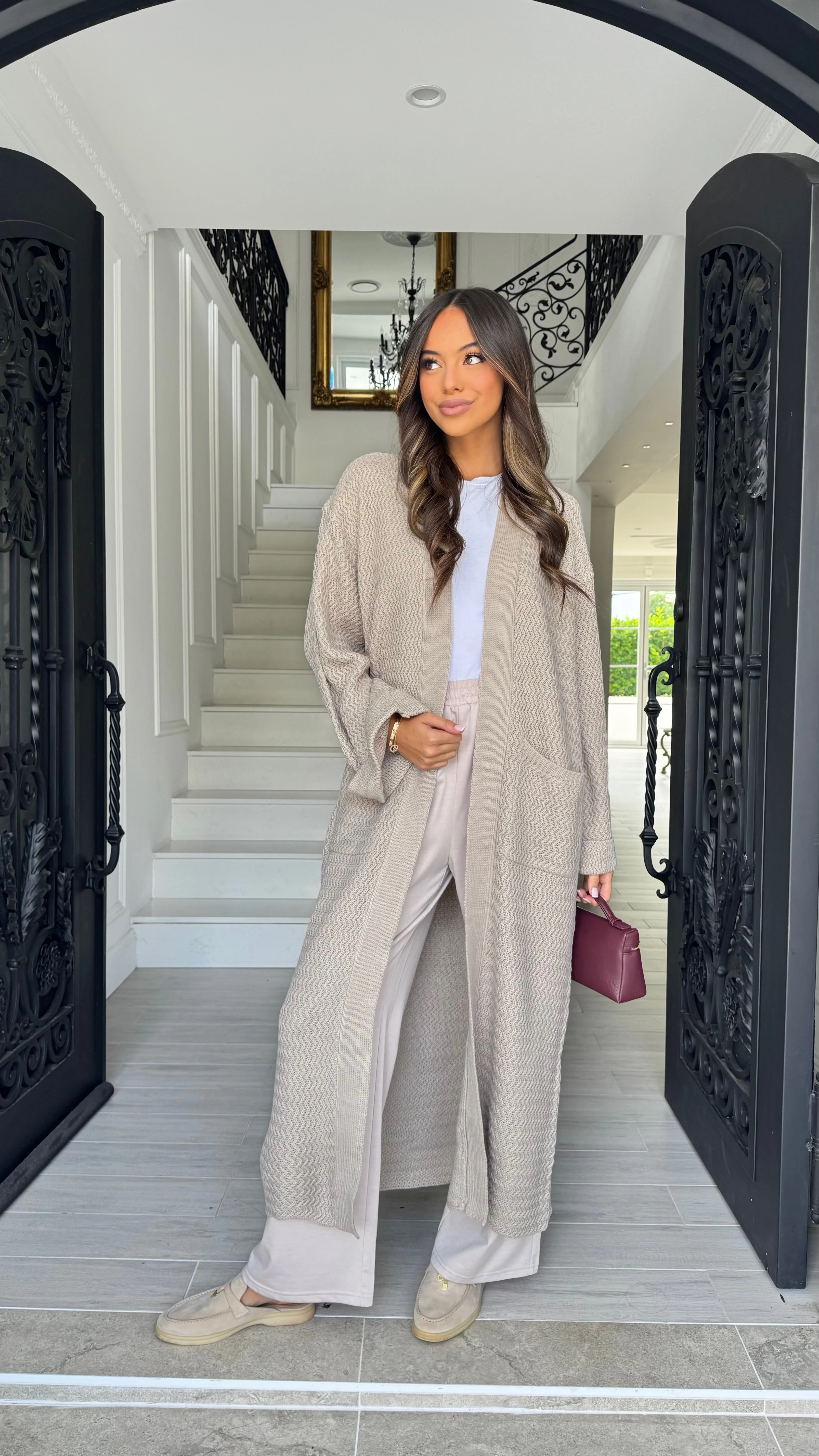 Oversized knit cardigan - Image 3