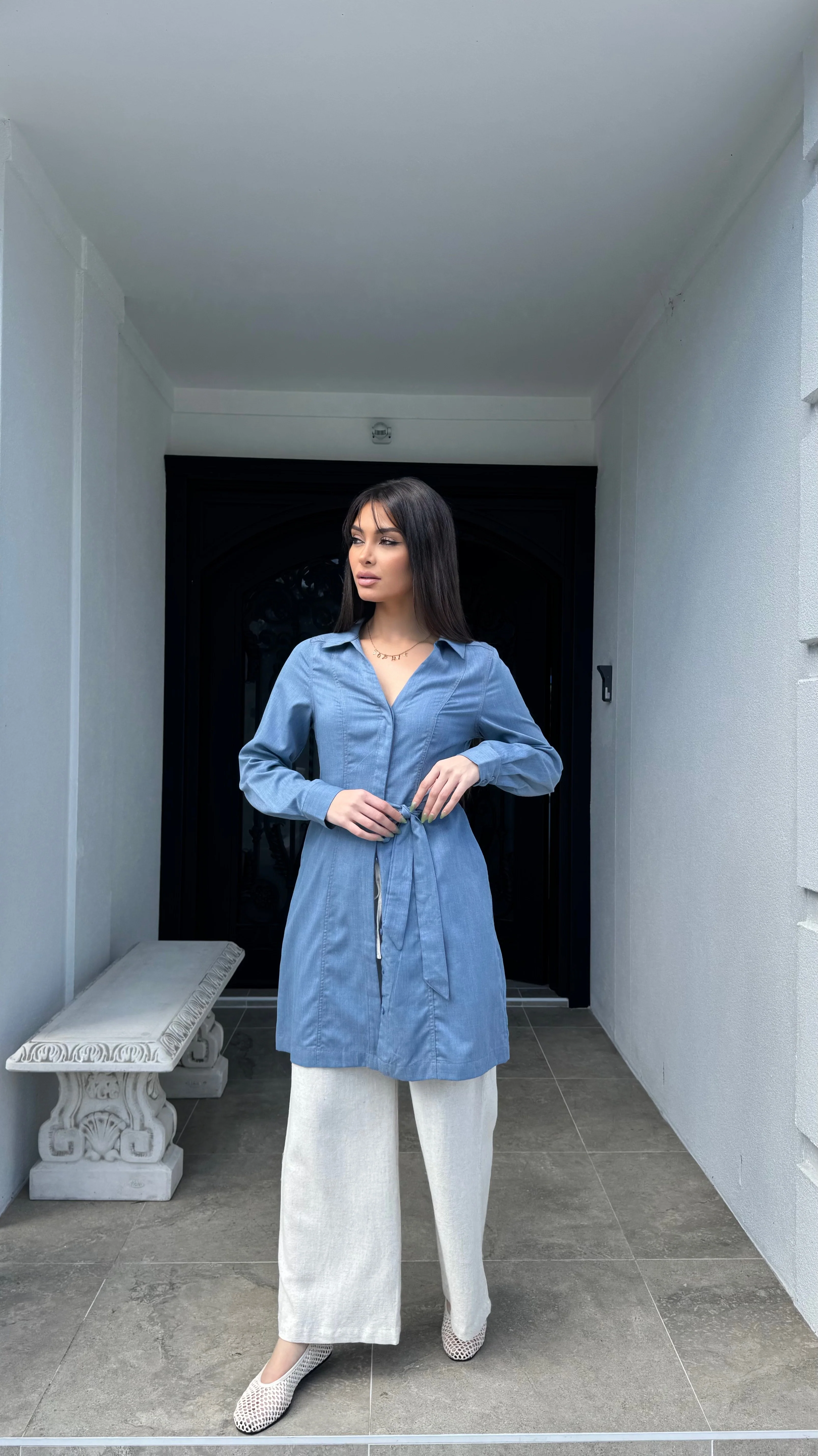 Chambray tunic - Image 4