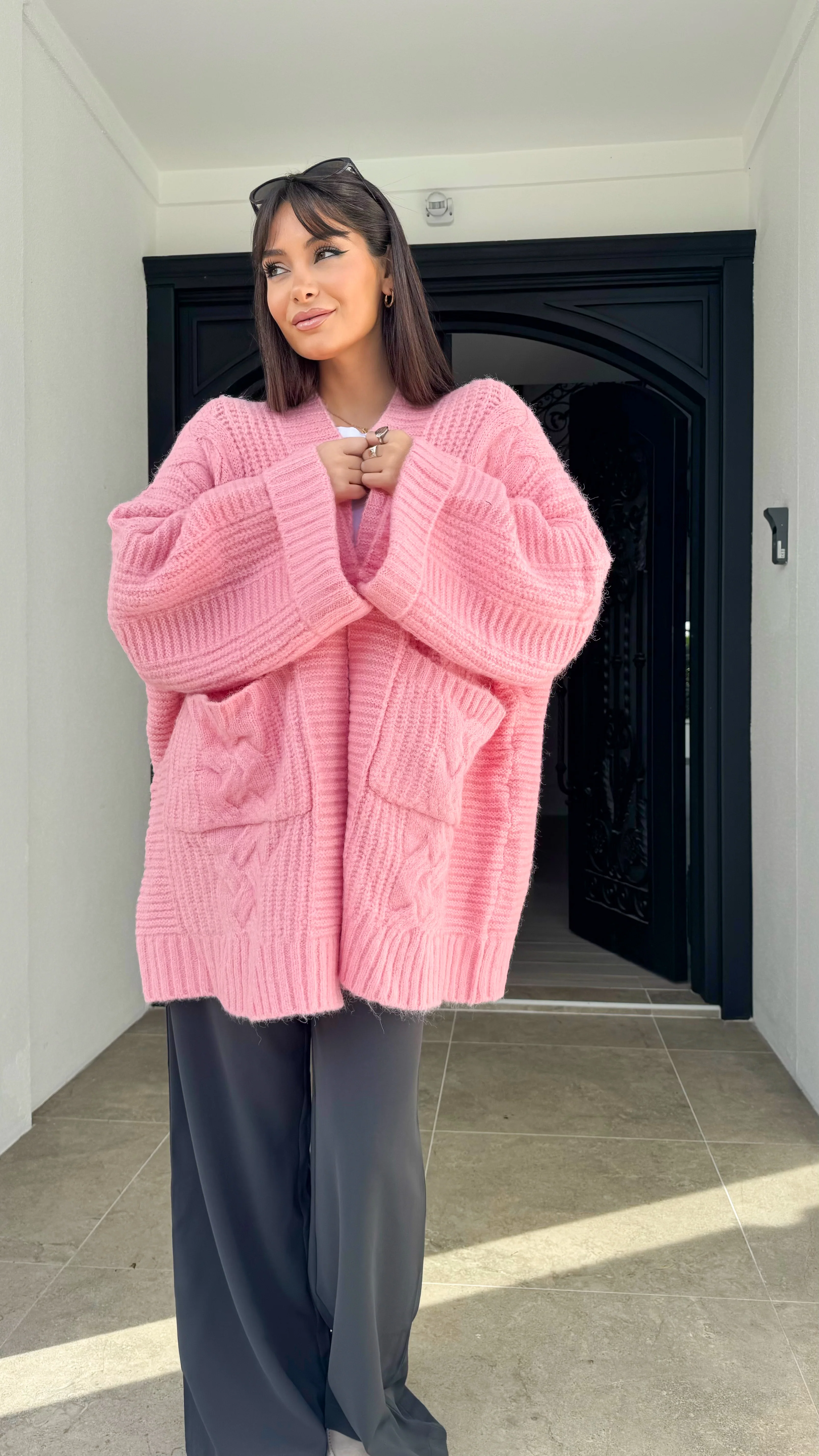 Chunky knit cardigan - Image 9