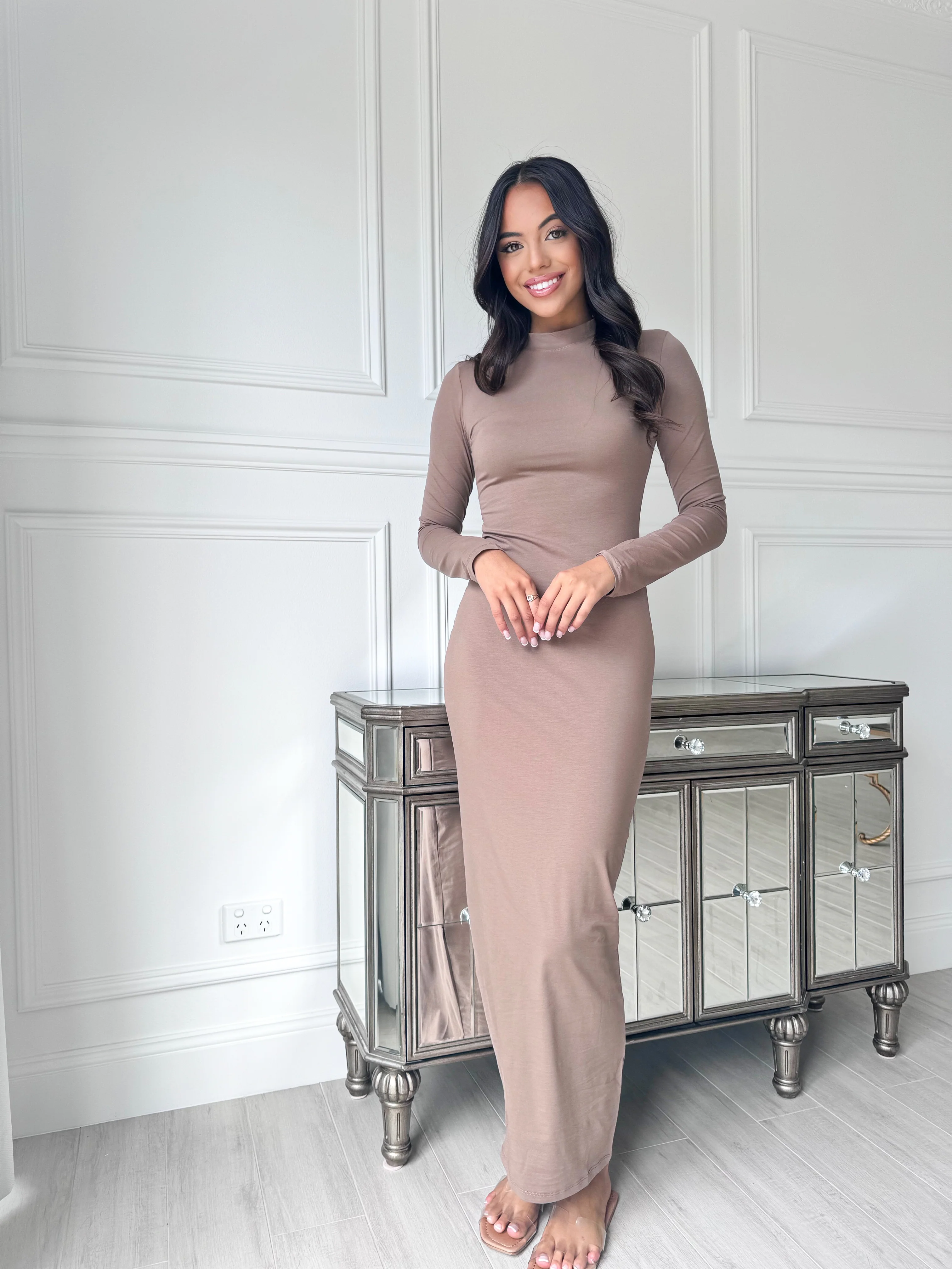 Long Sleeve Bodycon Dress - Image 4
