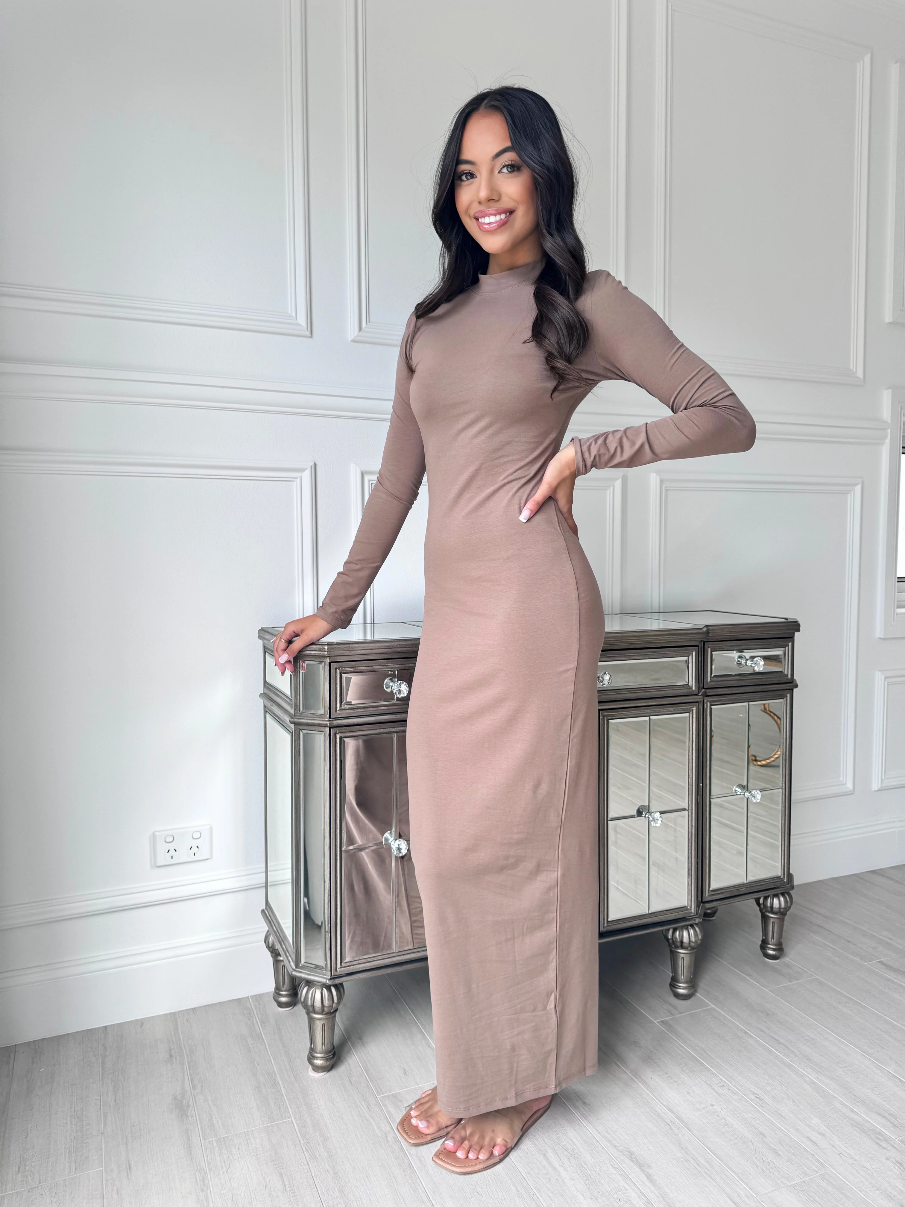 Long Sleeve Bodycon Dress - Image 7