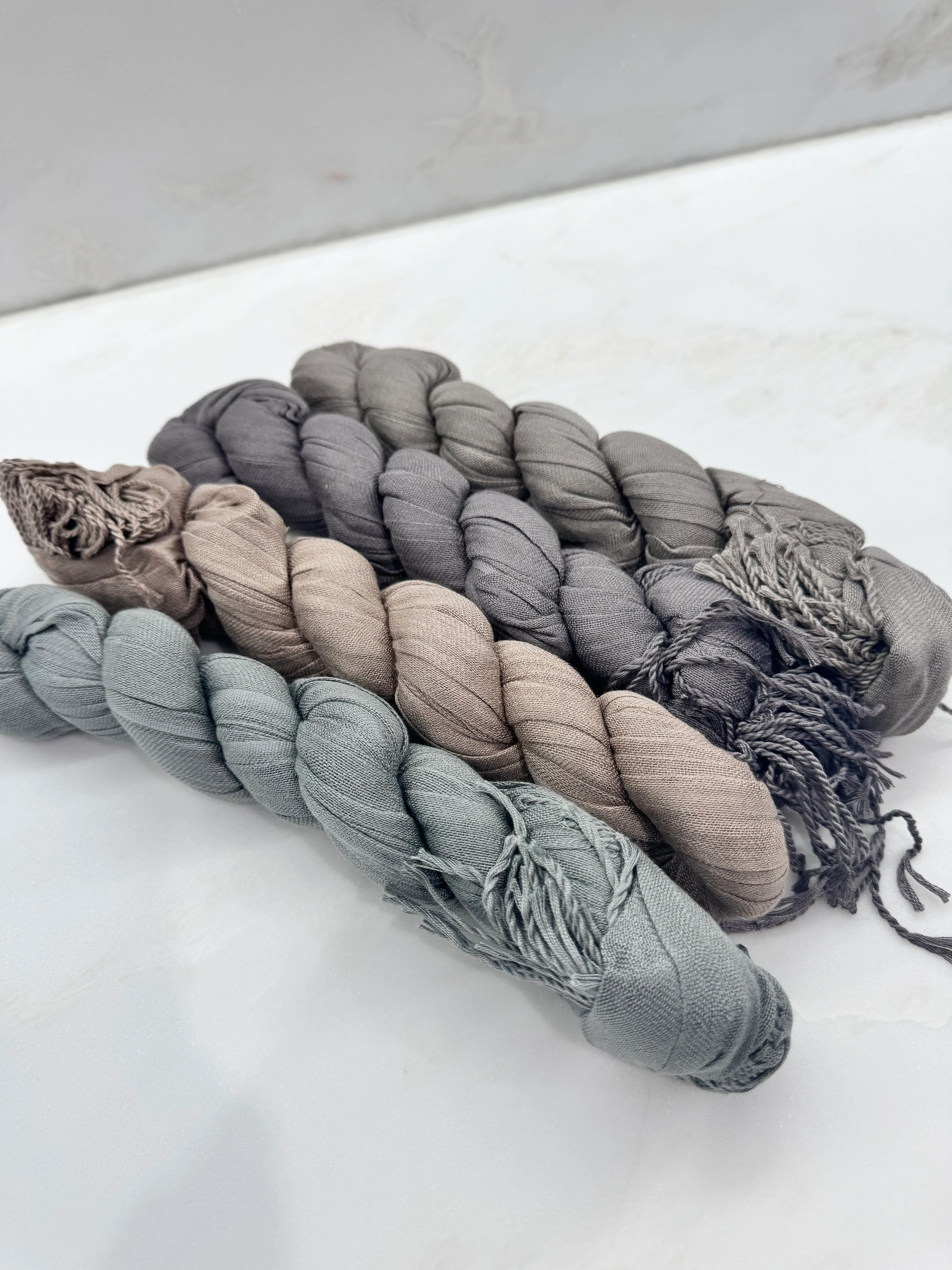 Twisted Tassel Scarf - Image 5