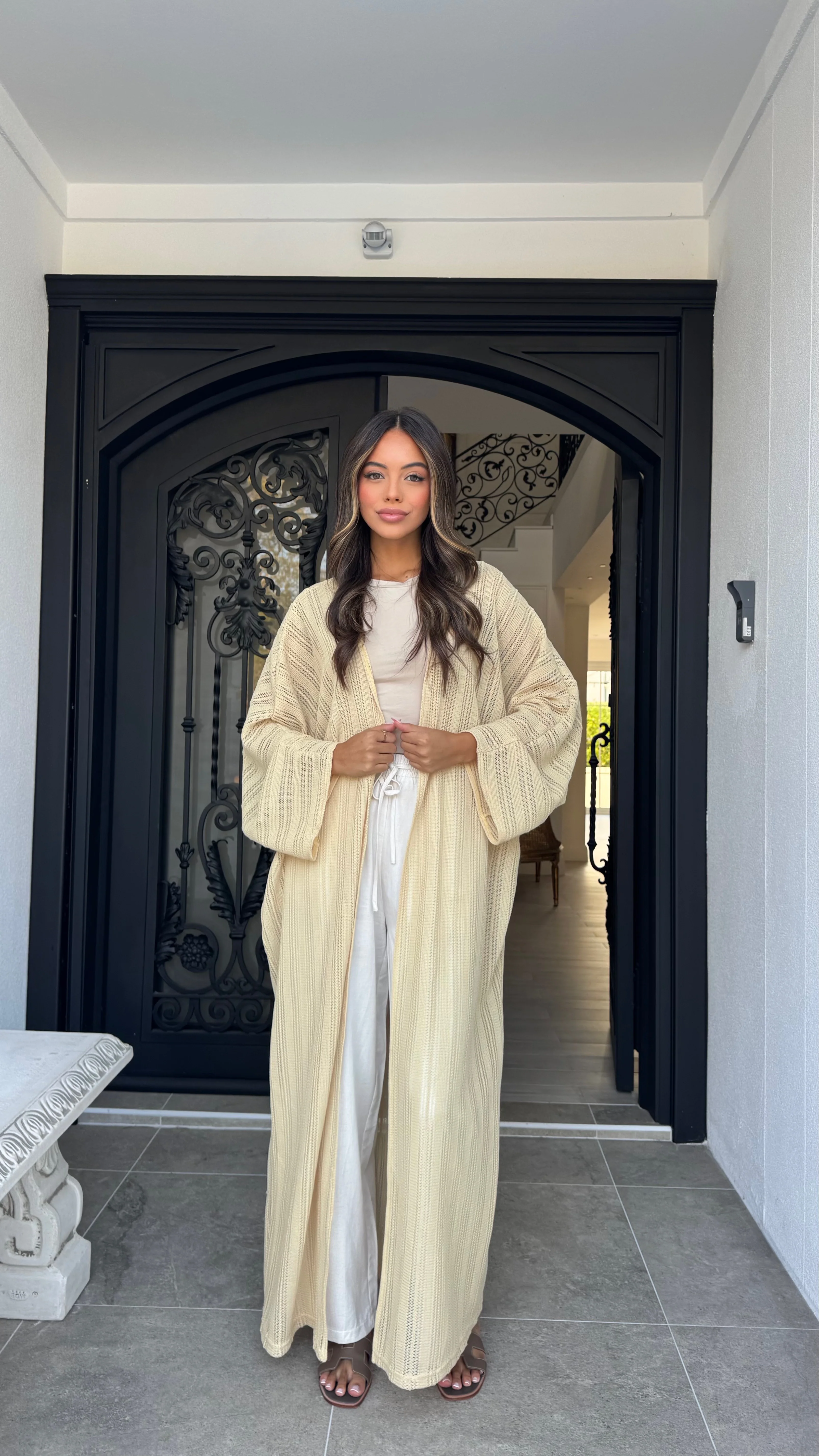 Crochet kimono