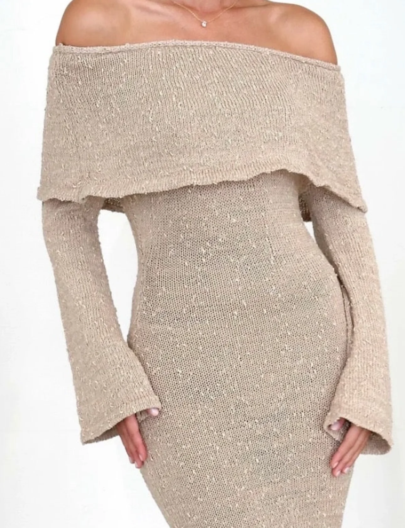 Glam off shoulder dress - Image 7