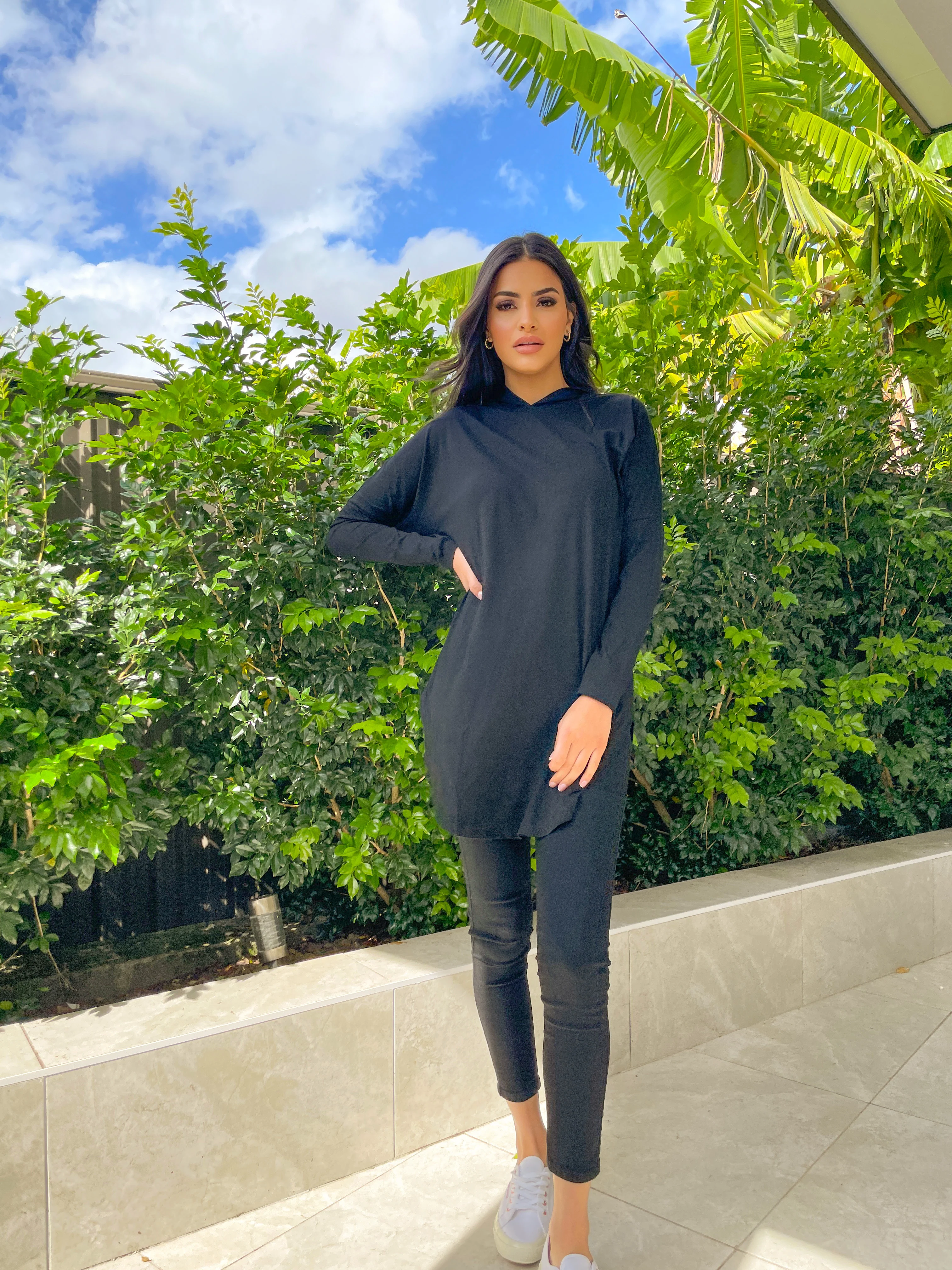 Hooded loop top - Image 3