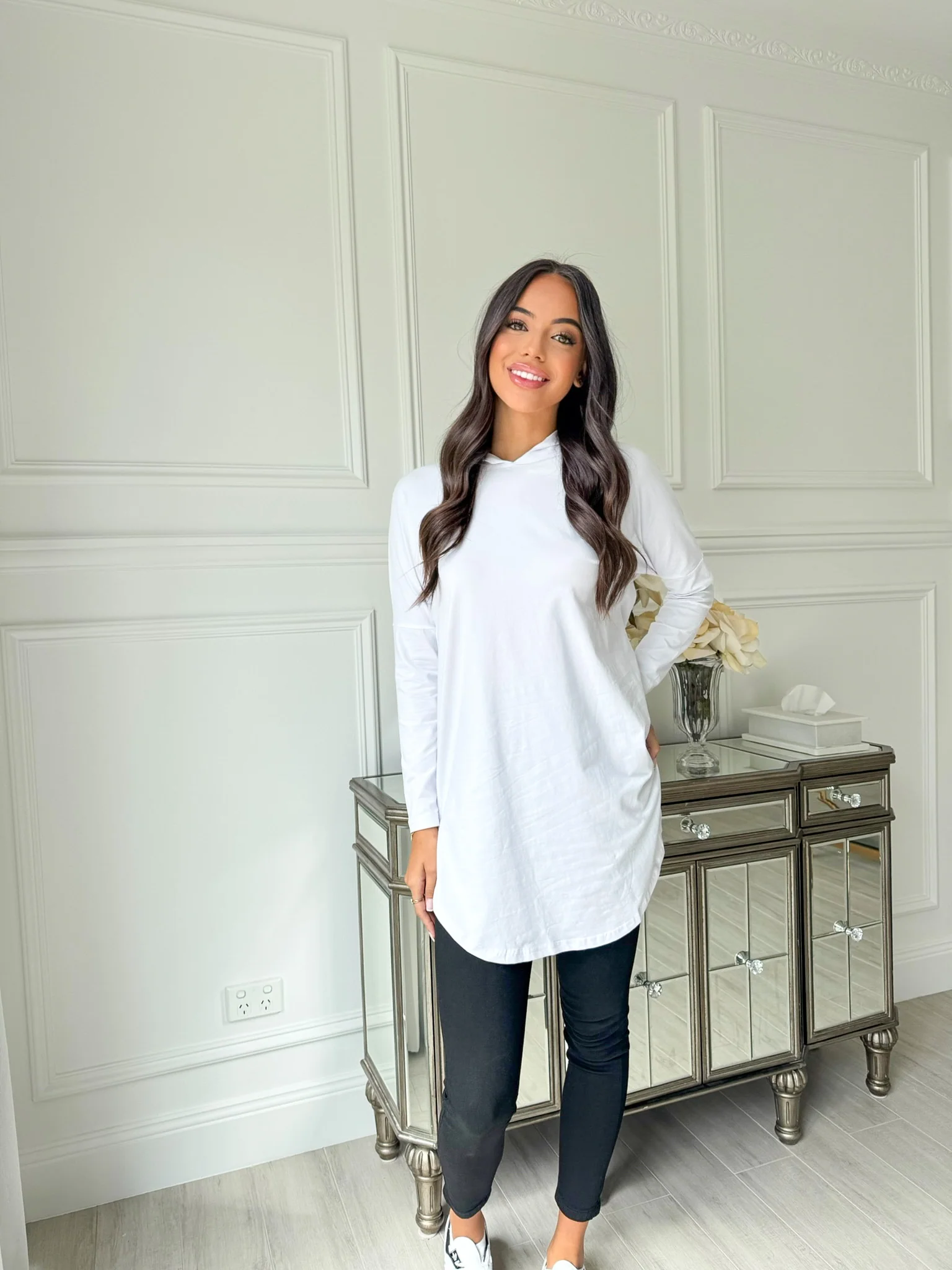 Hooded loop top - Image 8