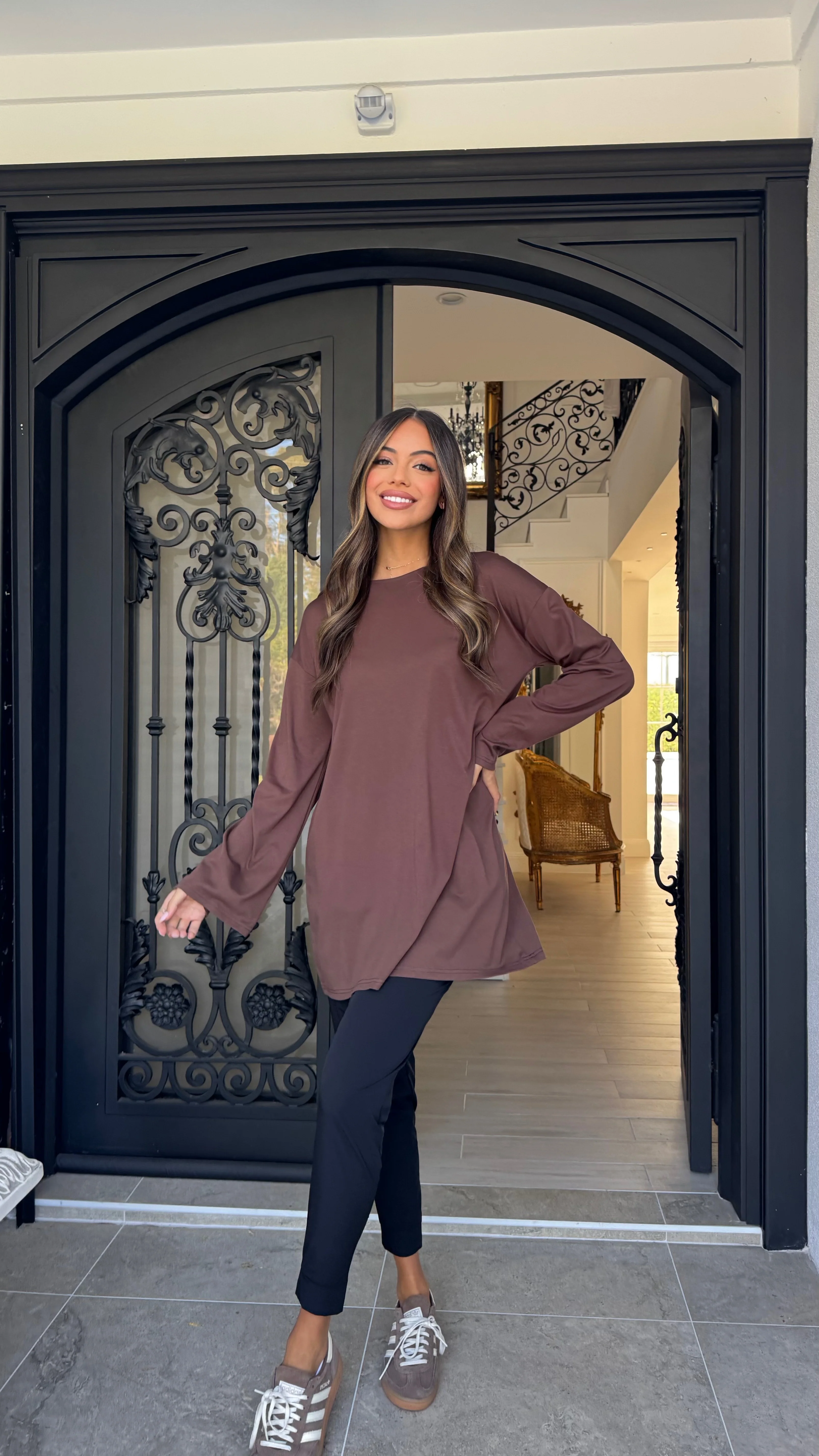 Longline bell sleeve Tee - Image 11