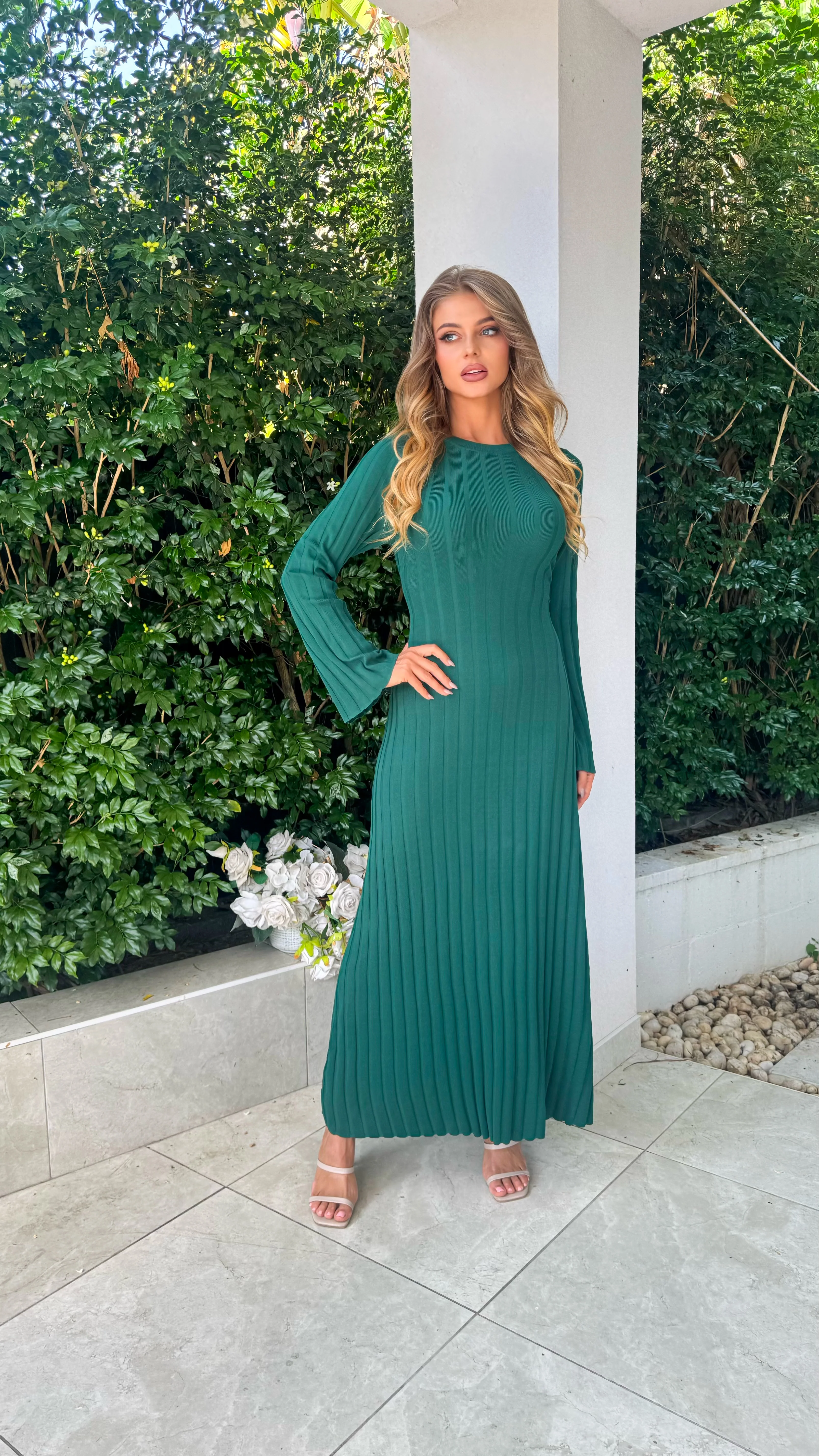 Miorah bell sleeve Dress - Image 3