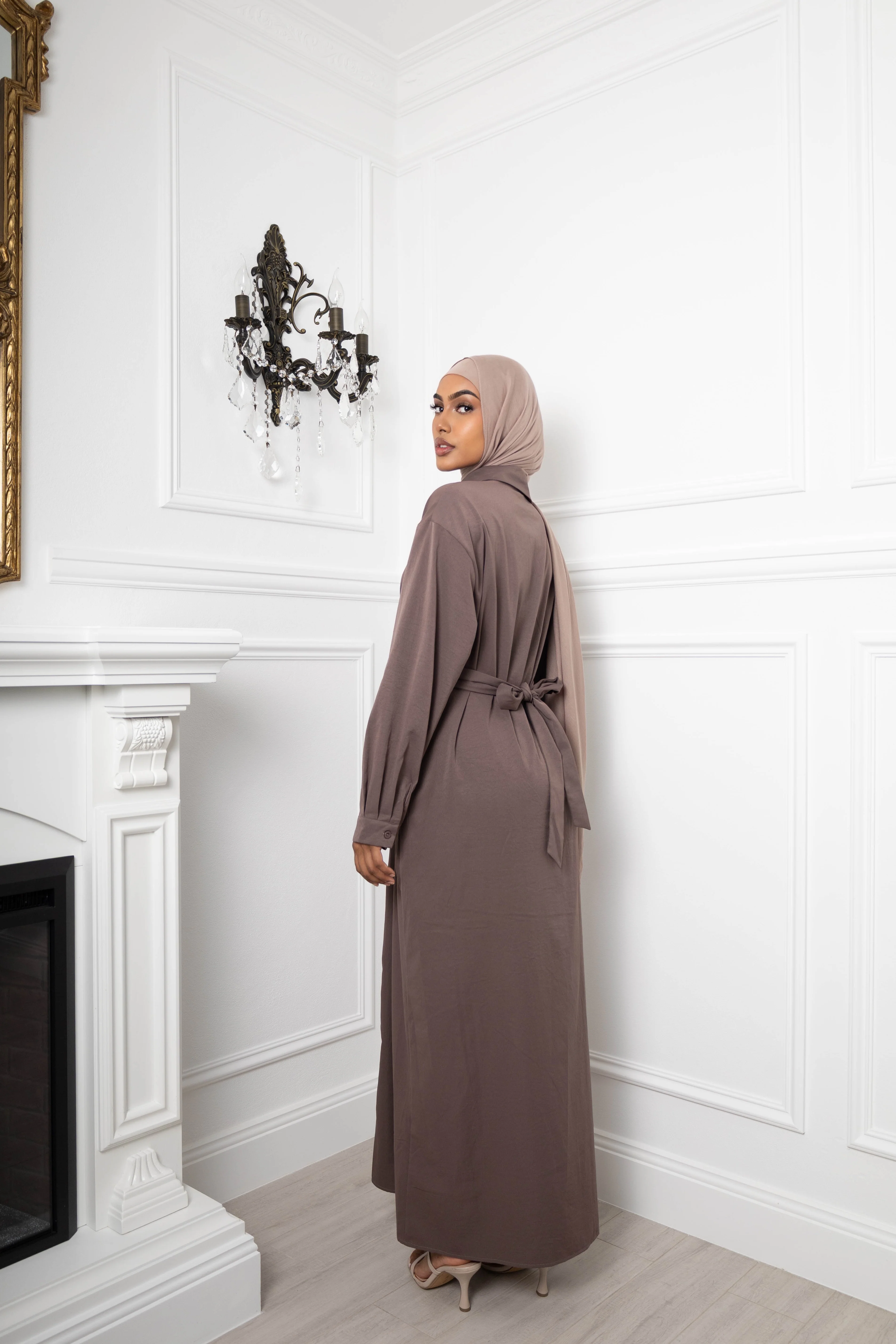 Nadirah unique belted maxi - Image 12