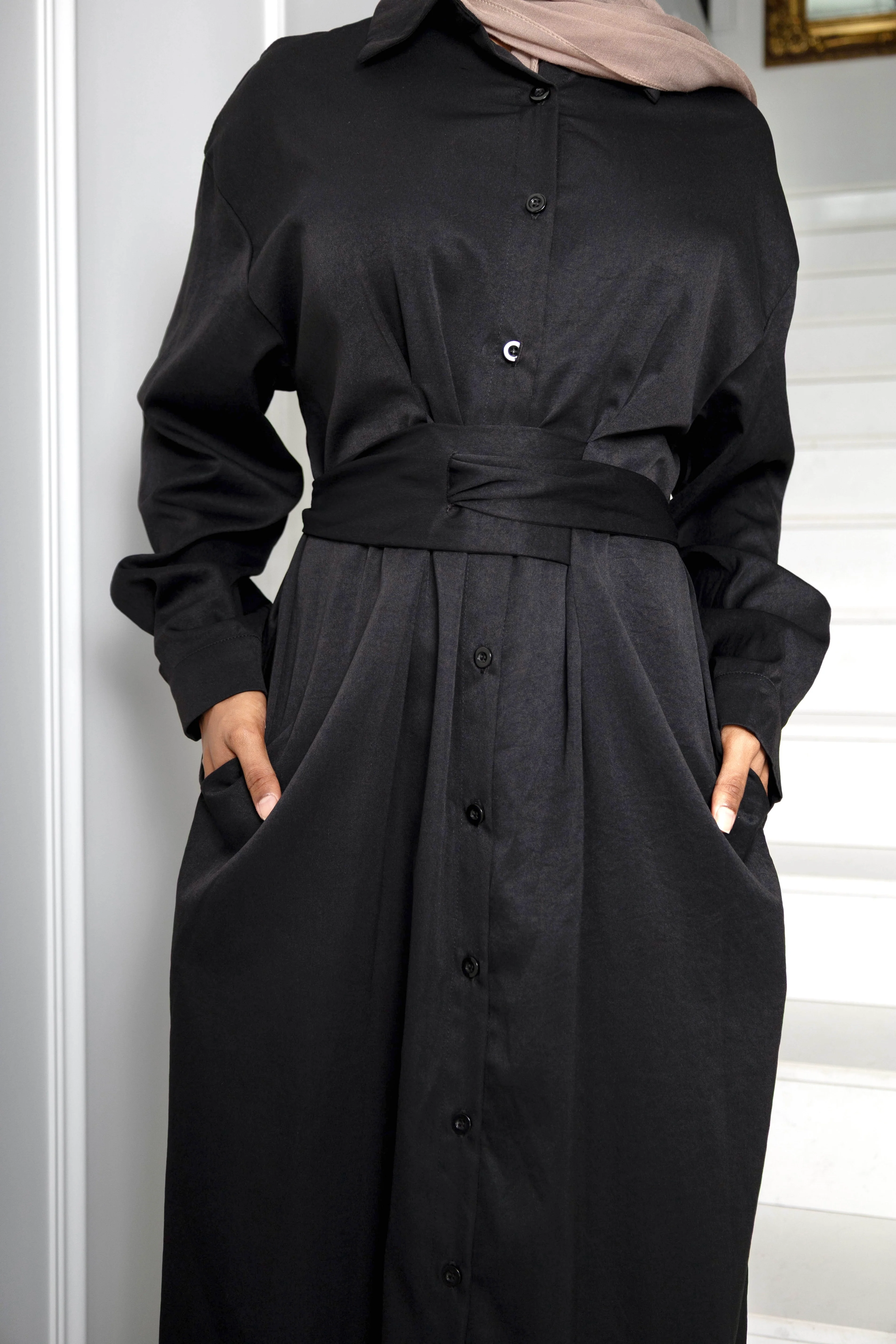 Nadirah unique belted maxi - Image 14