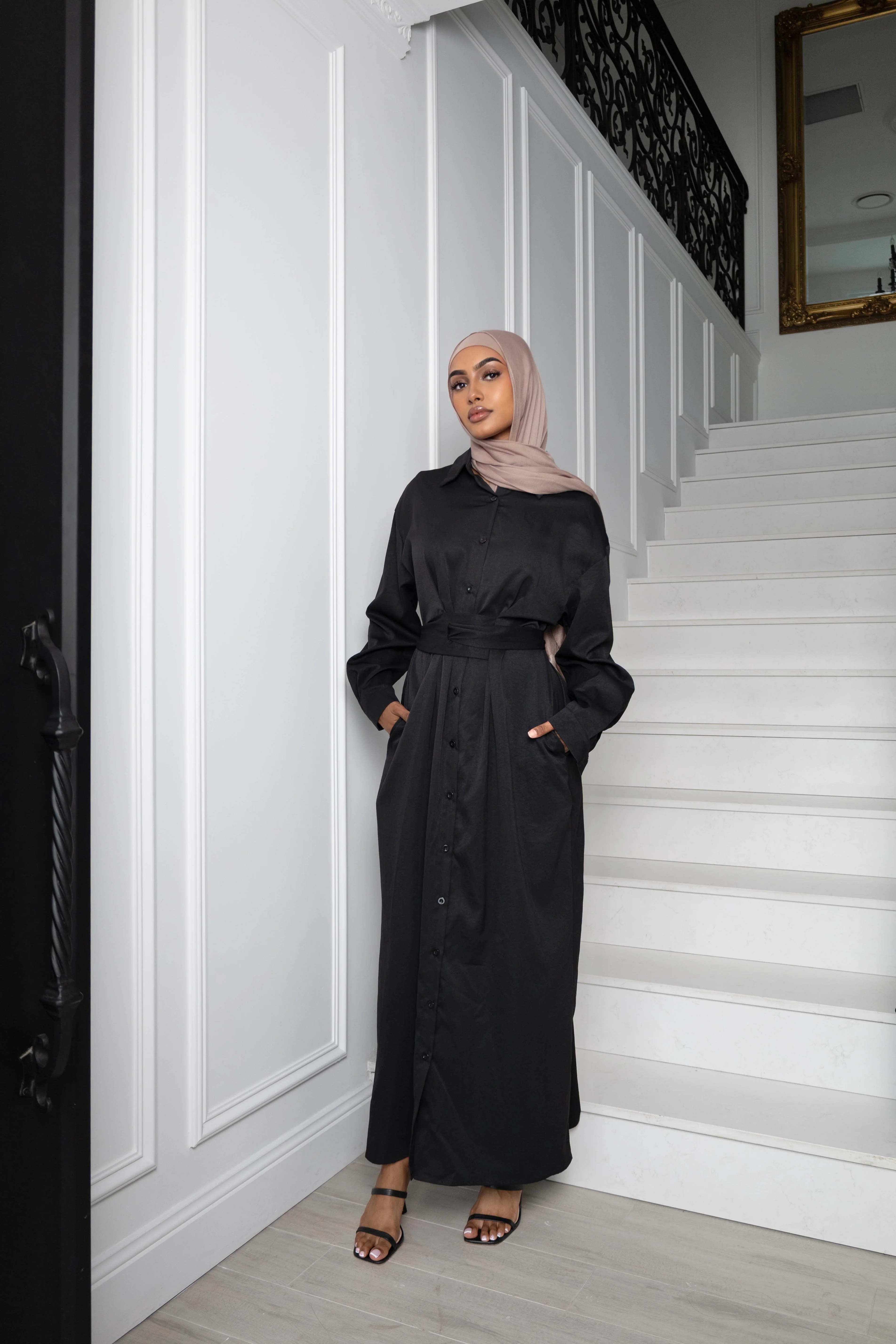 Nadirah unique belted maxi - Image 17