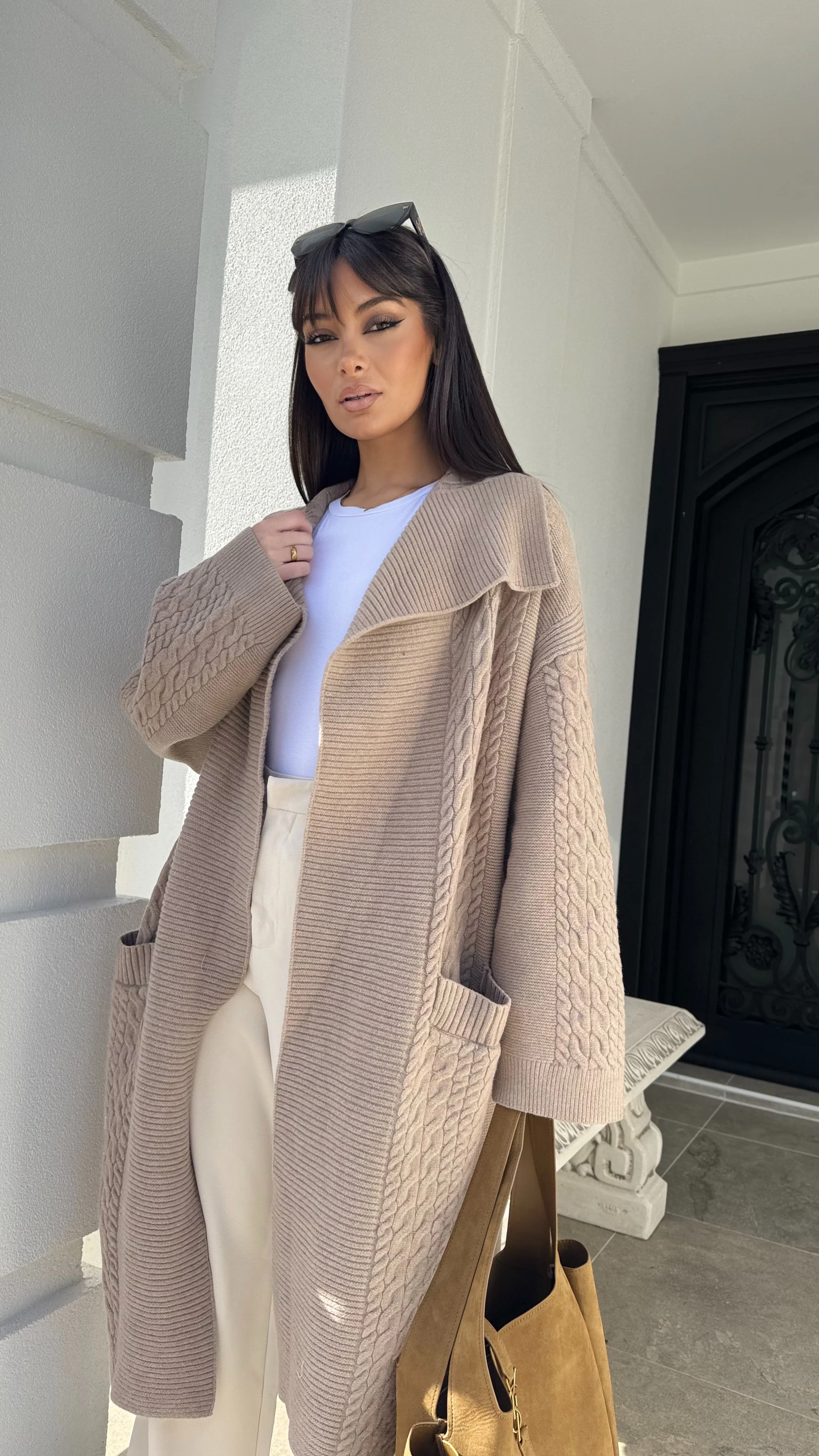 Pattern Knit Cardigan - Image 7