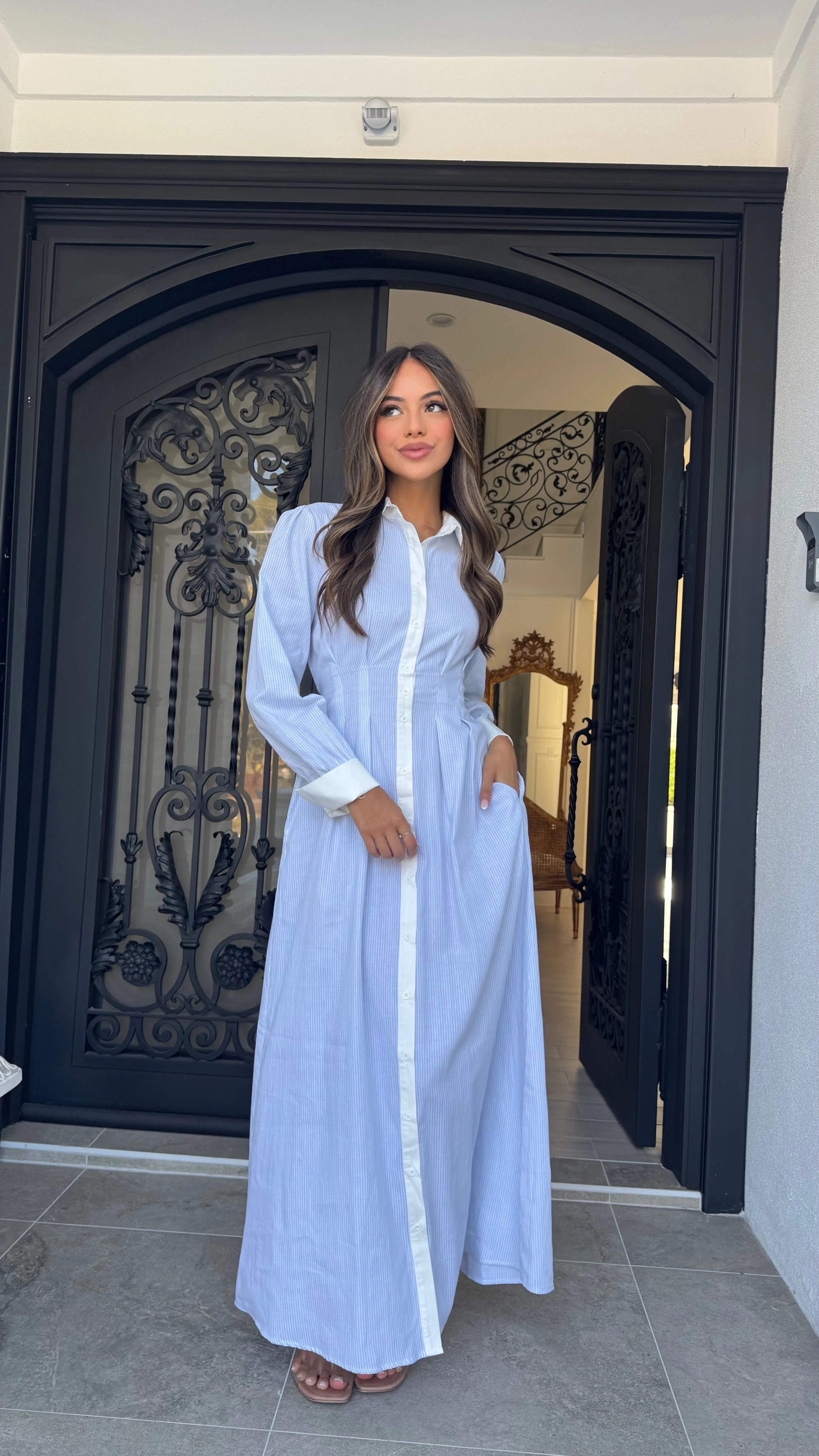 Pinstripe maxi - Image 2