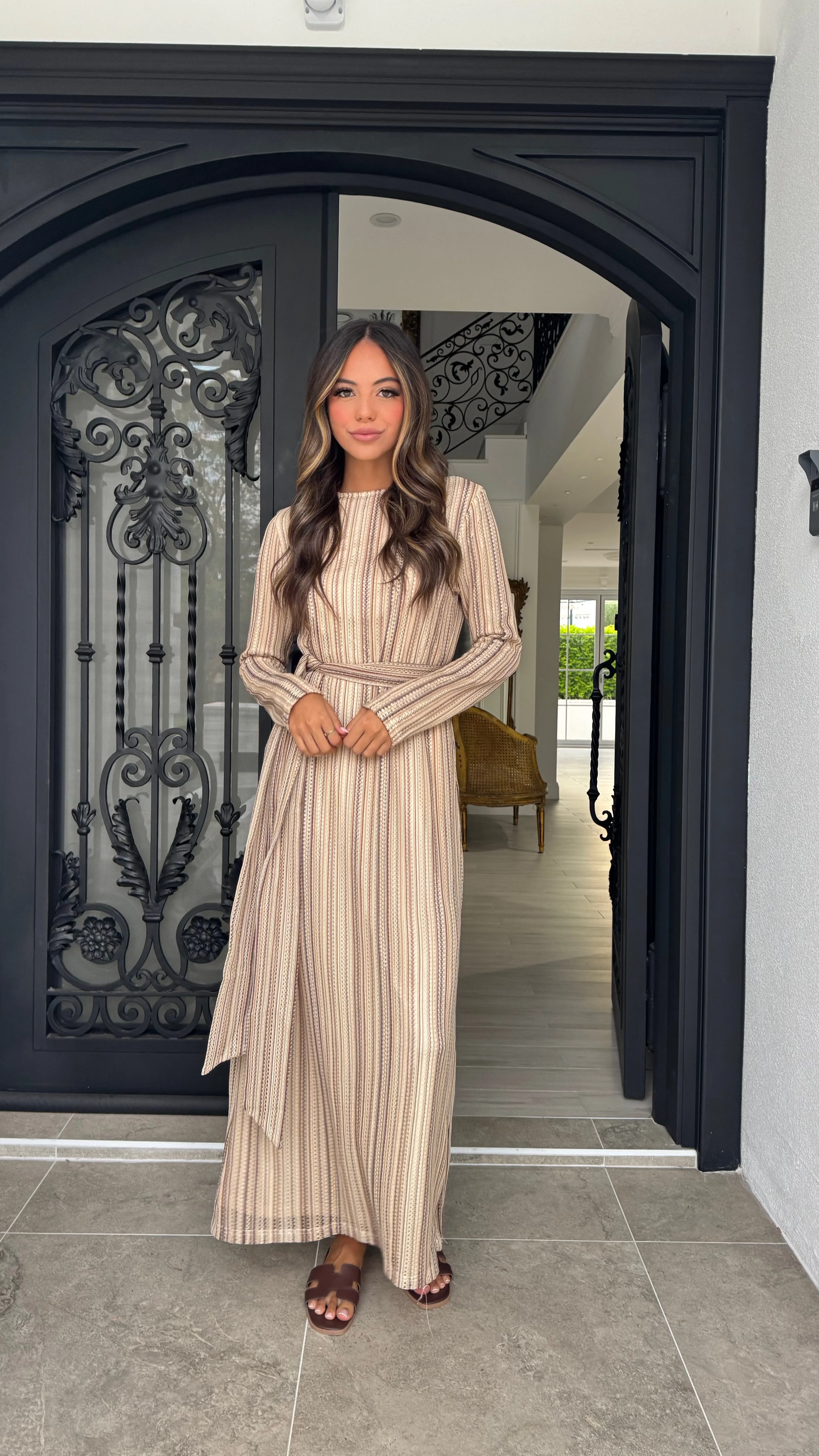 Printed crochet maxi - Image 3