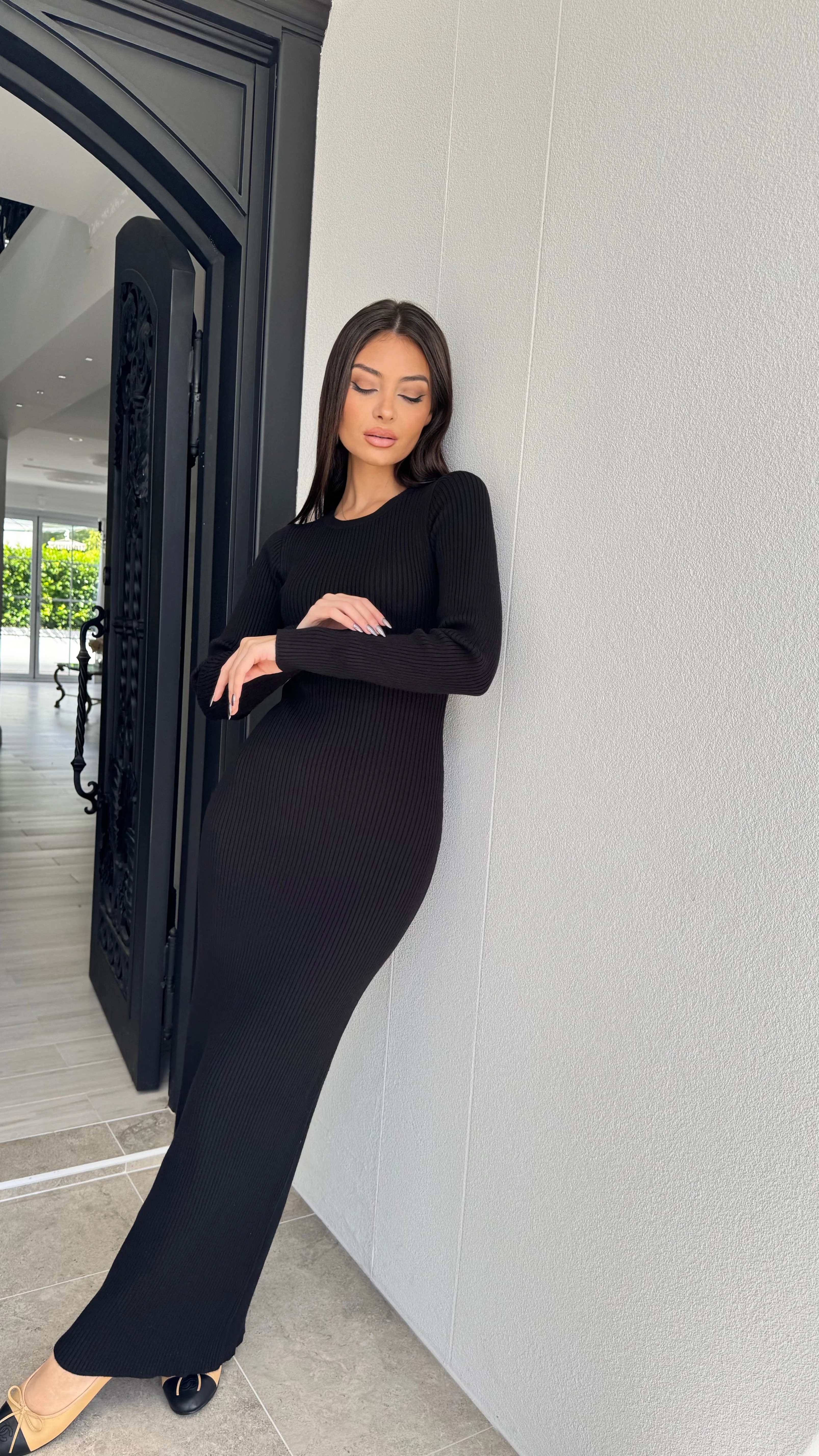 Ribbed maxi dress - Image 3