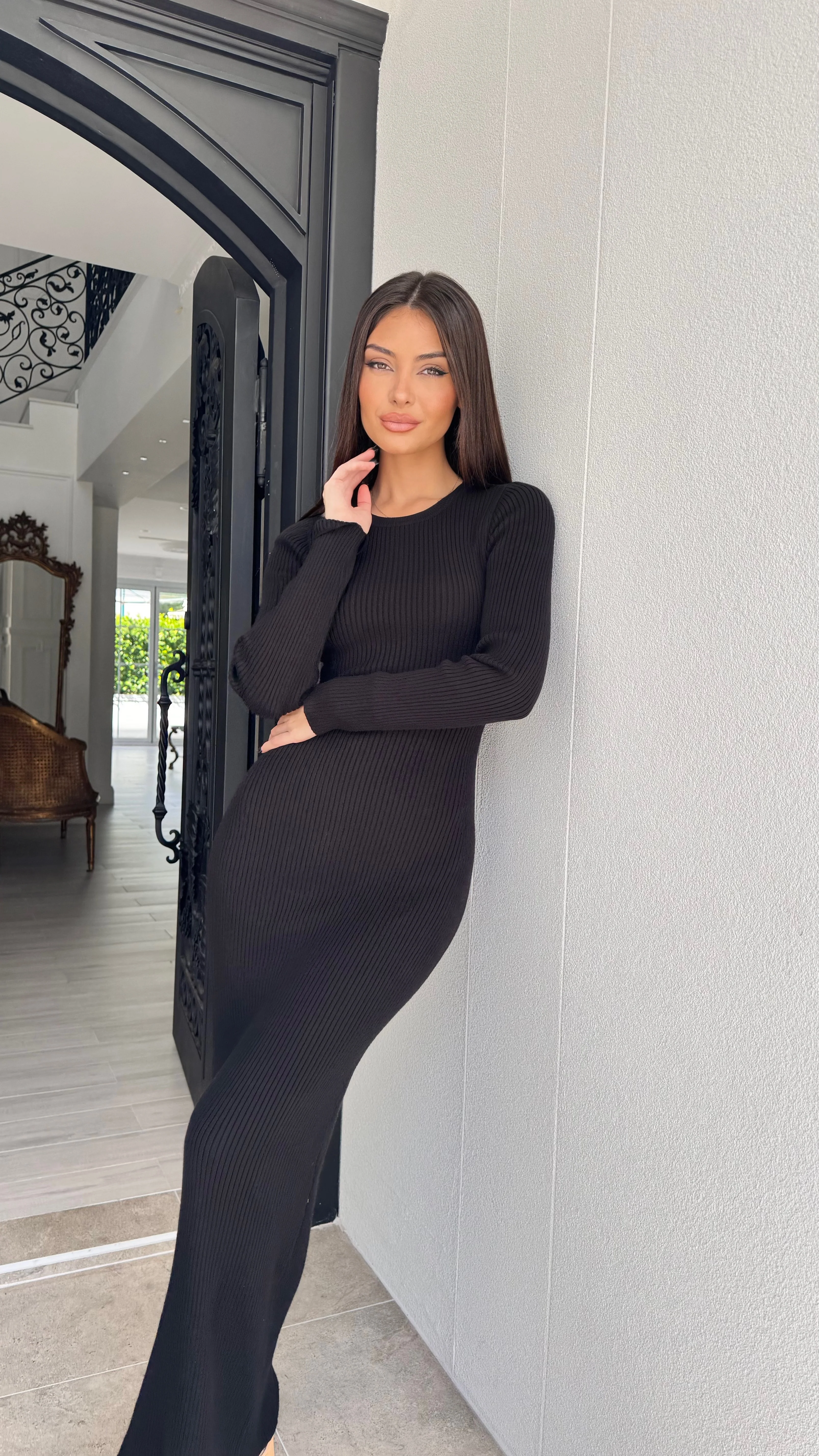 Ribbed maxi dress - Image 4