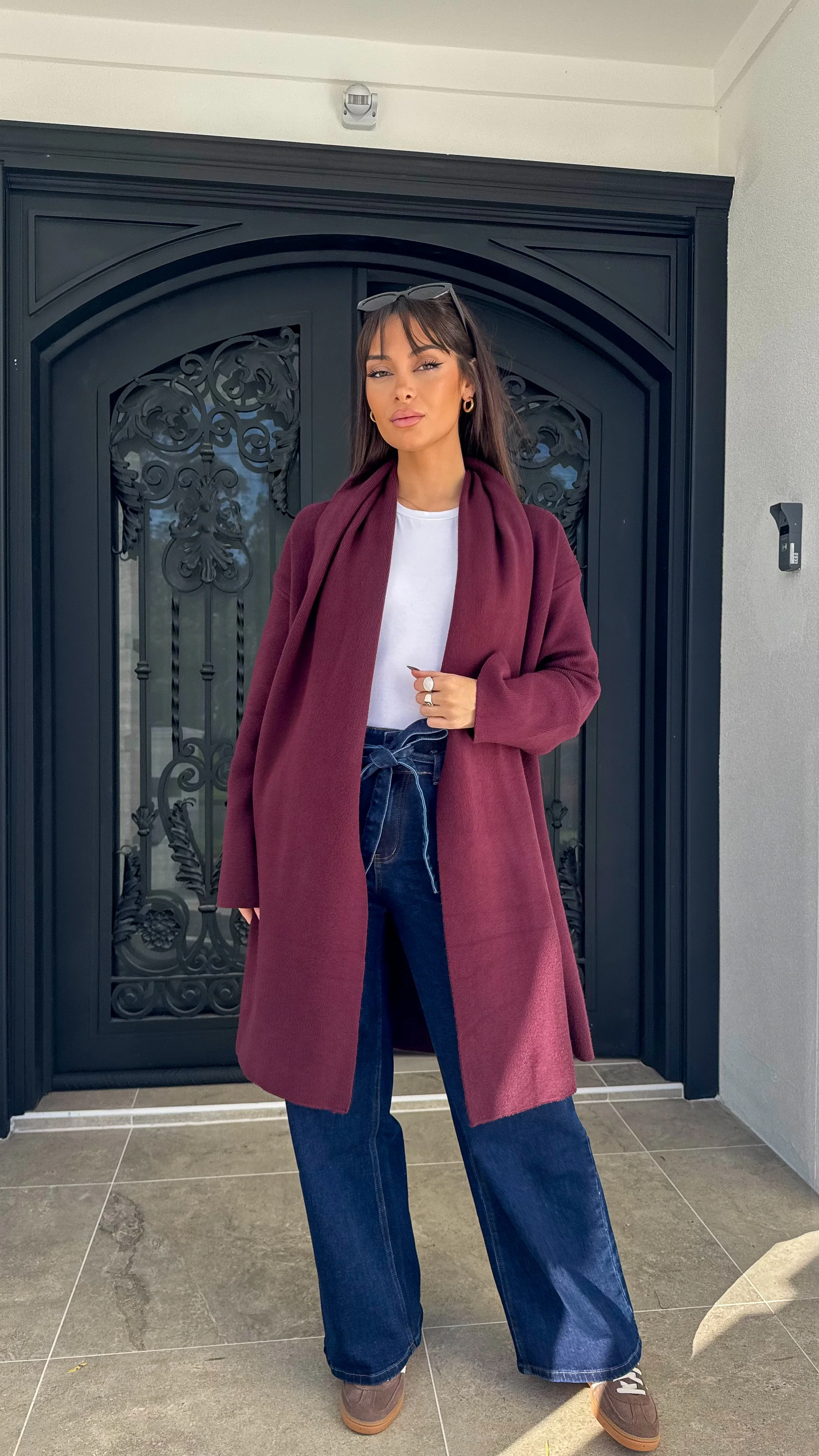 Sara Scarf Knit Cardigan - Image 11