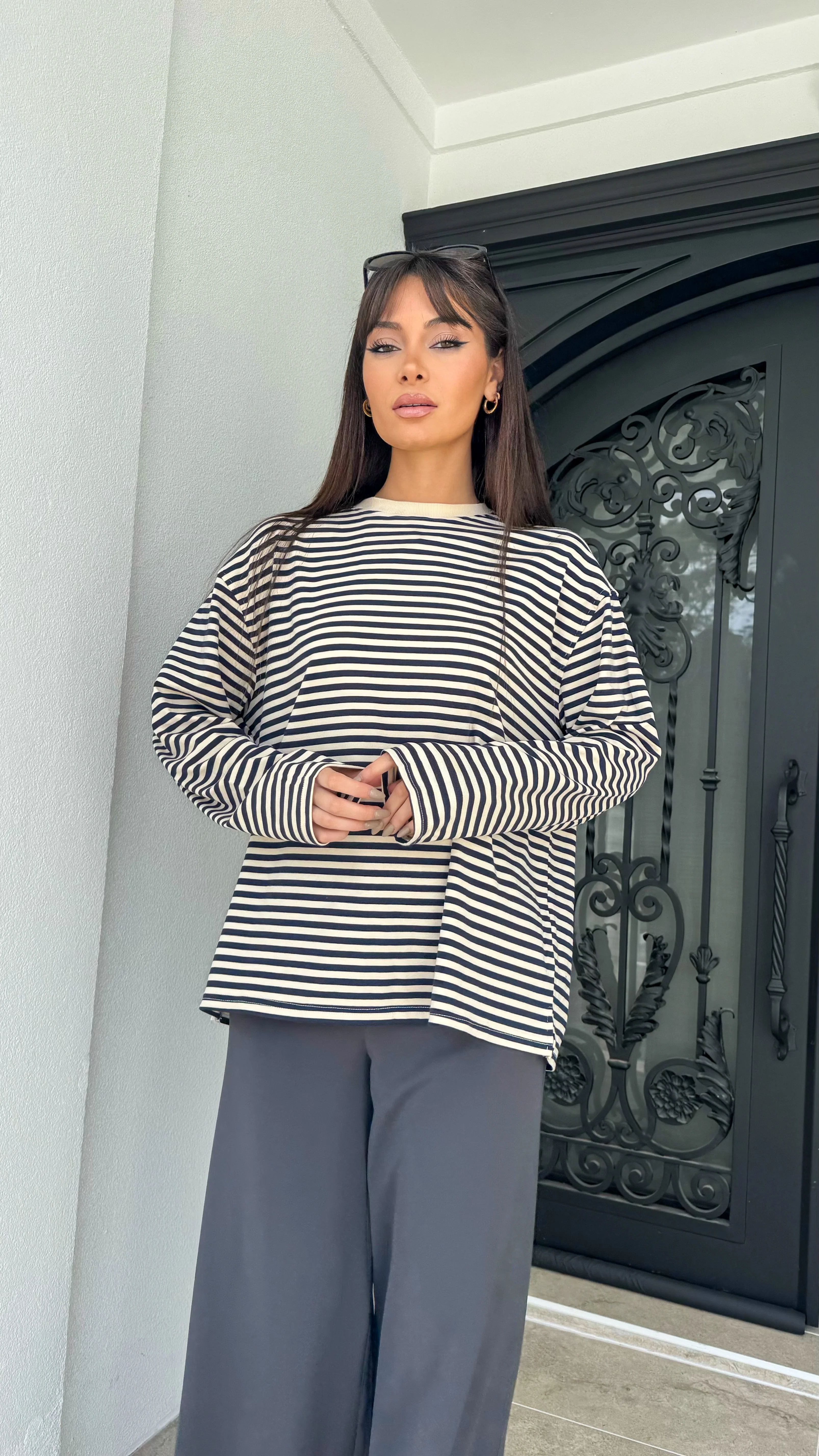 Stripe long sleeve tee - Image 3