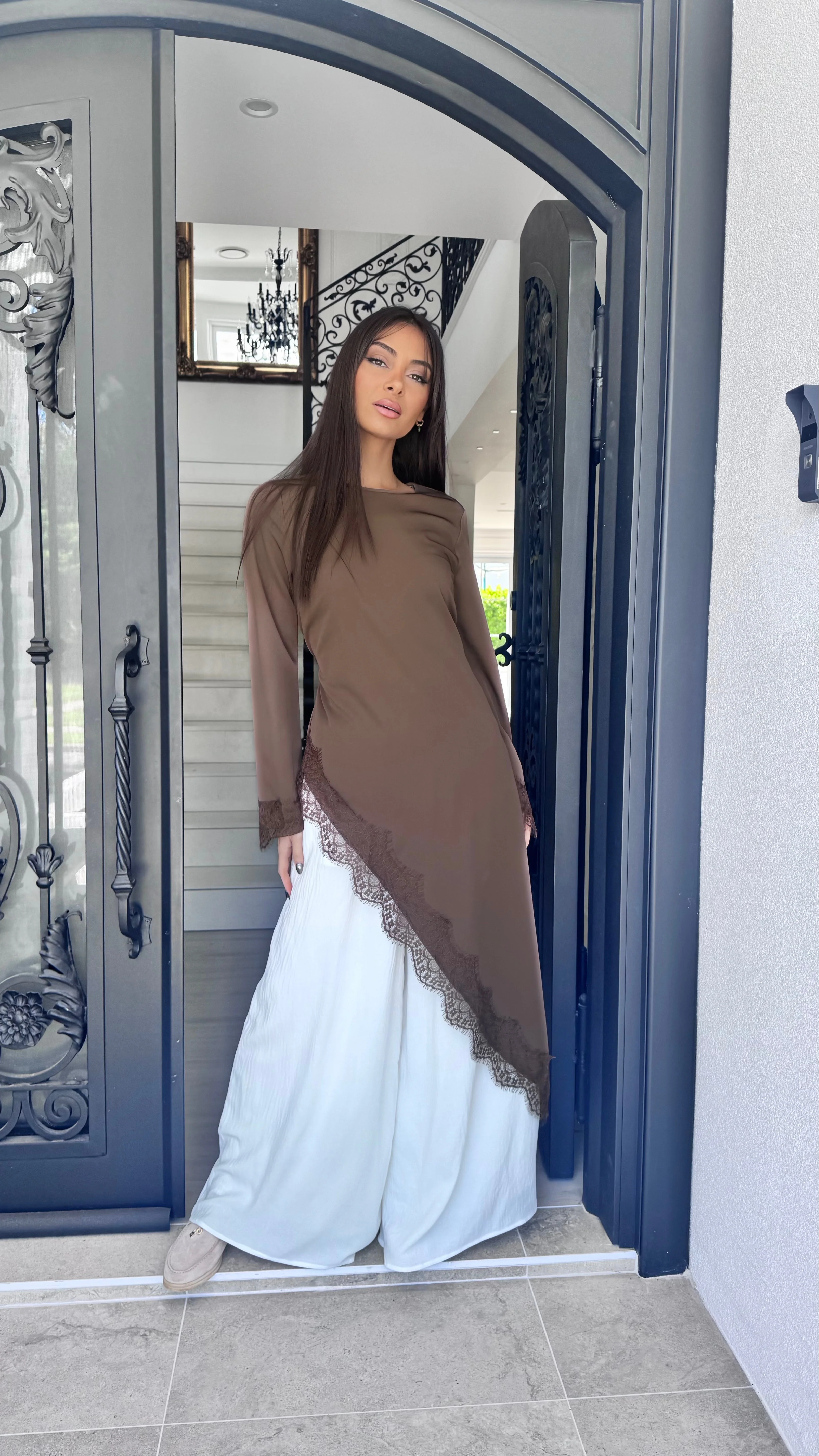 Lace Trim Top - Image 11
