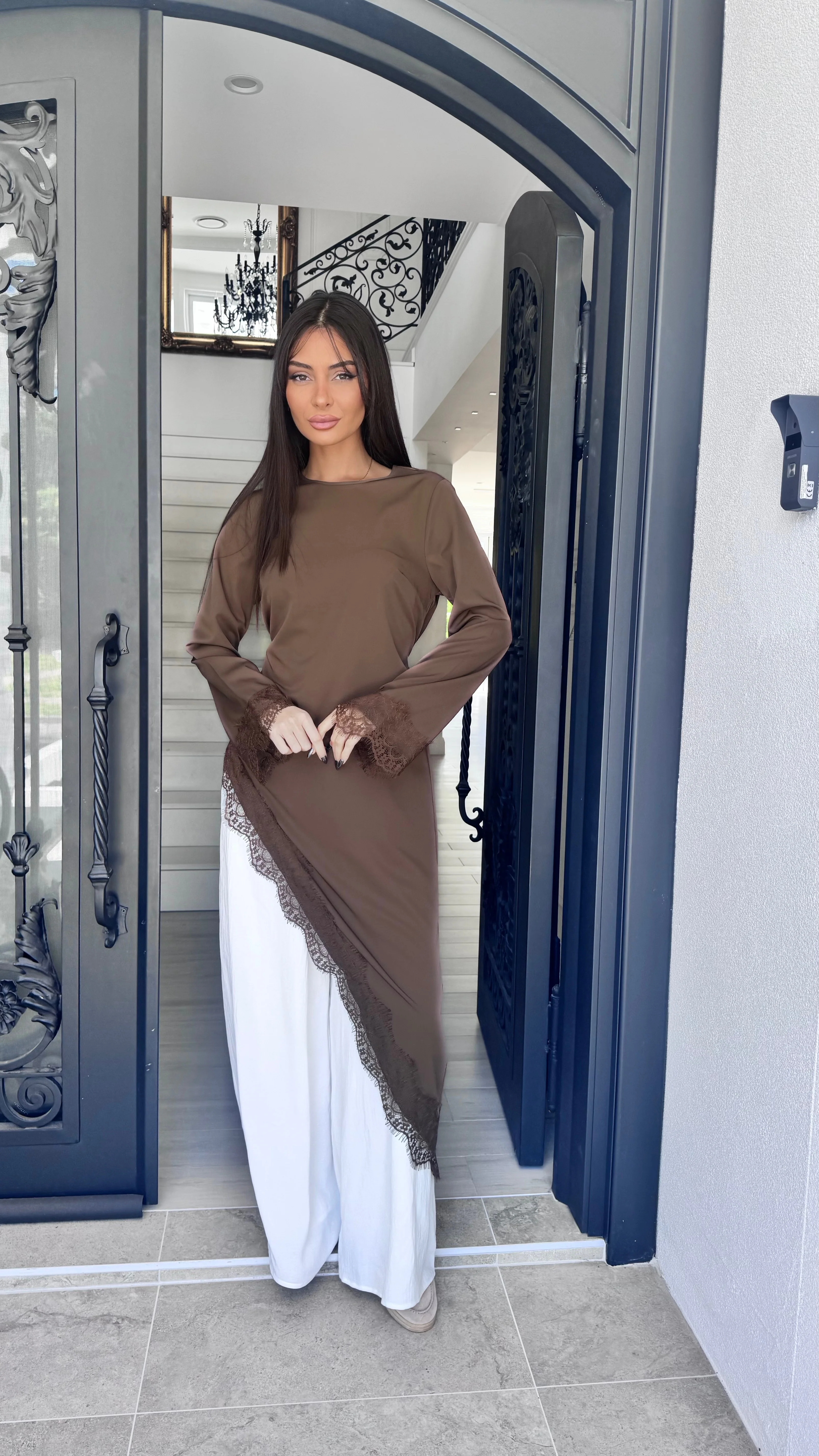 Lace Trim Top - Image 8