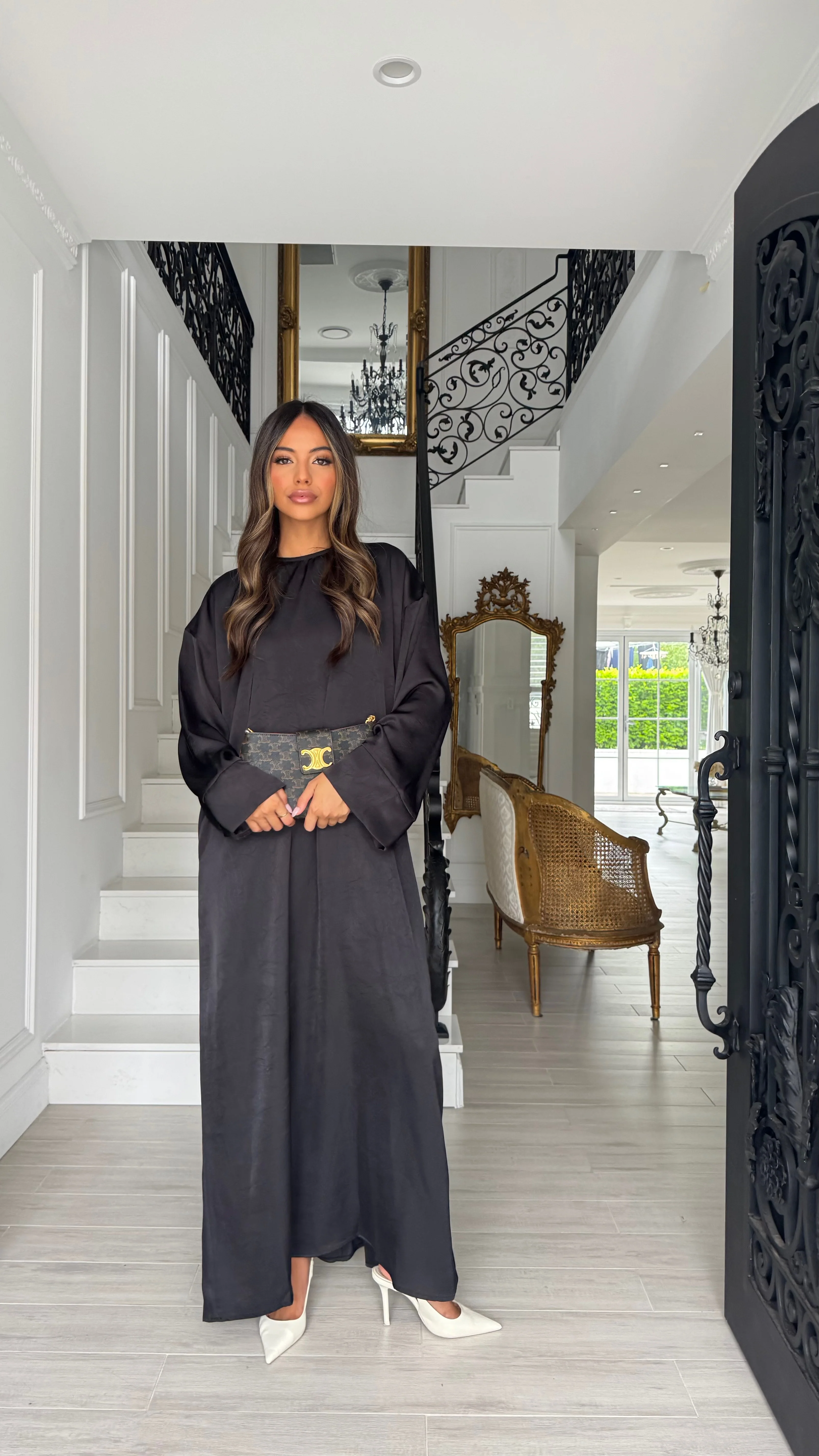 Alira Satin Abaya - Image 14
