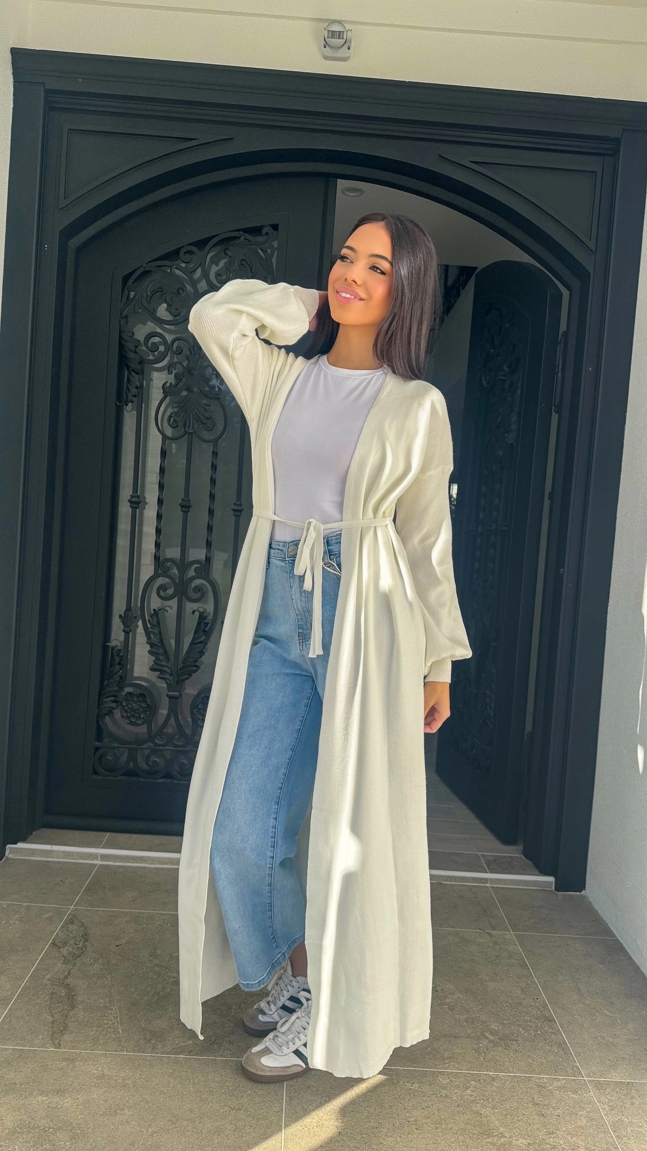 Knit tie Cape - Image 10
