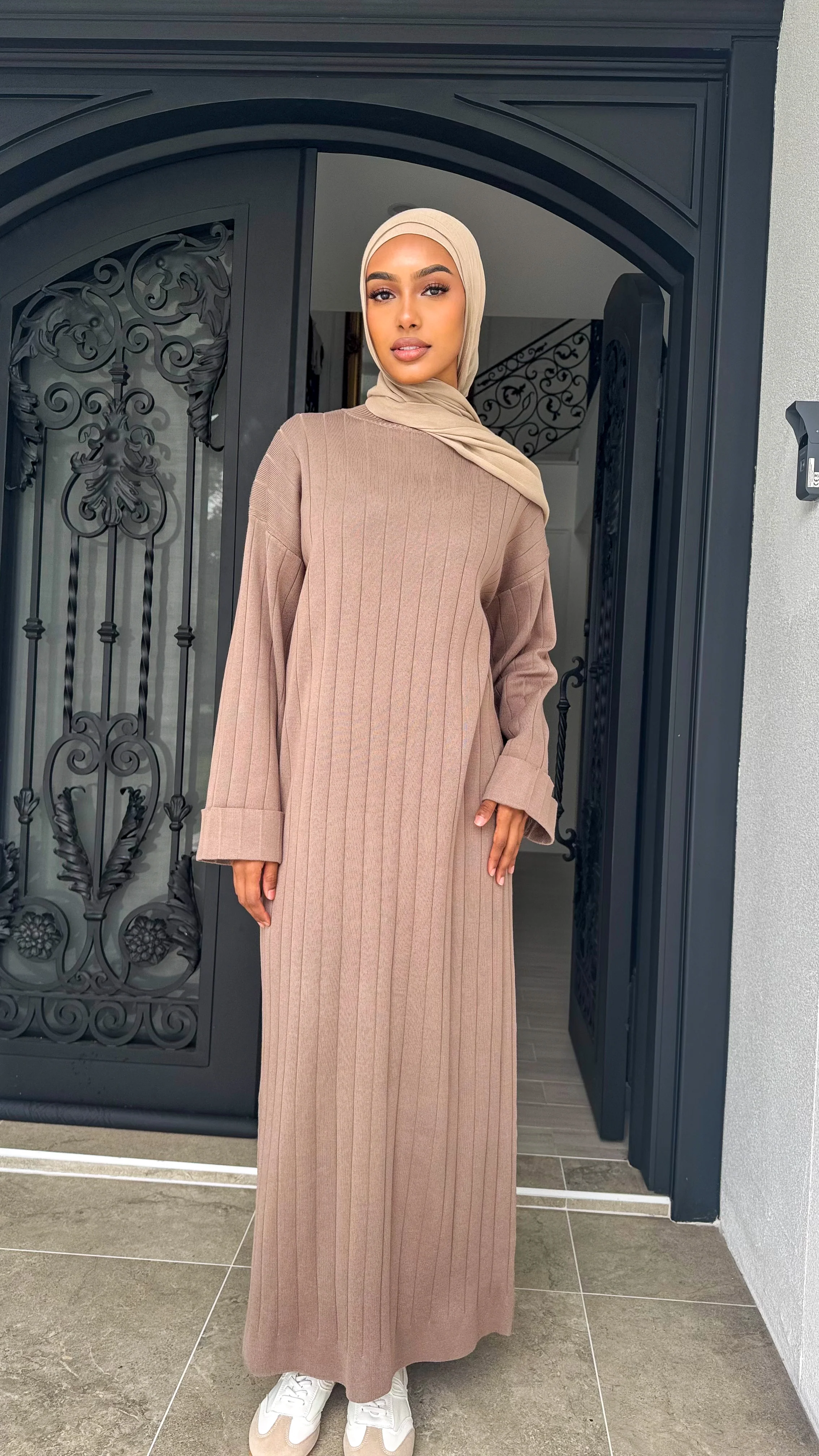 Knit Sweater Dress - Image 2