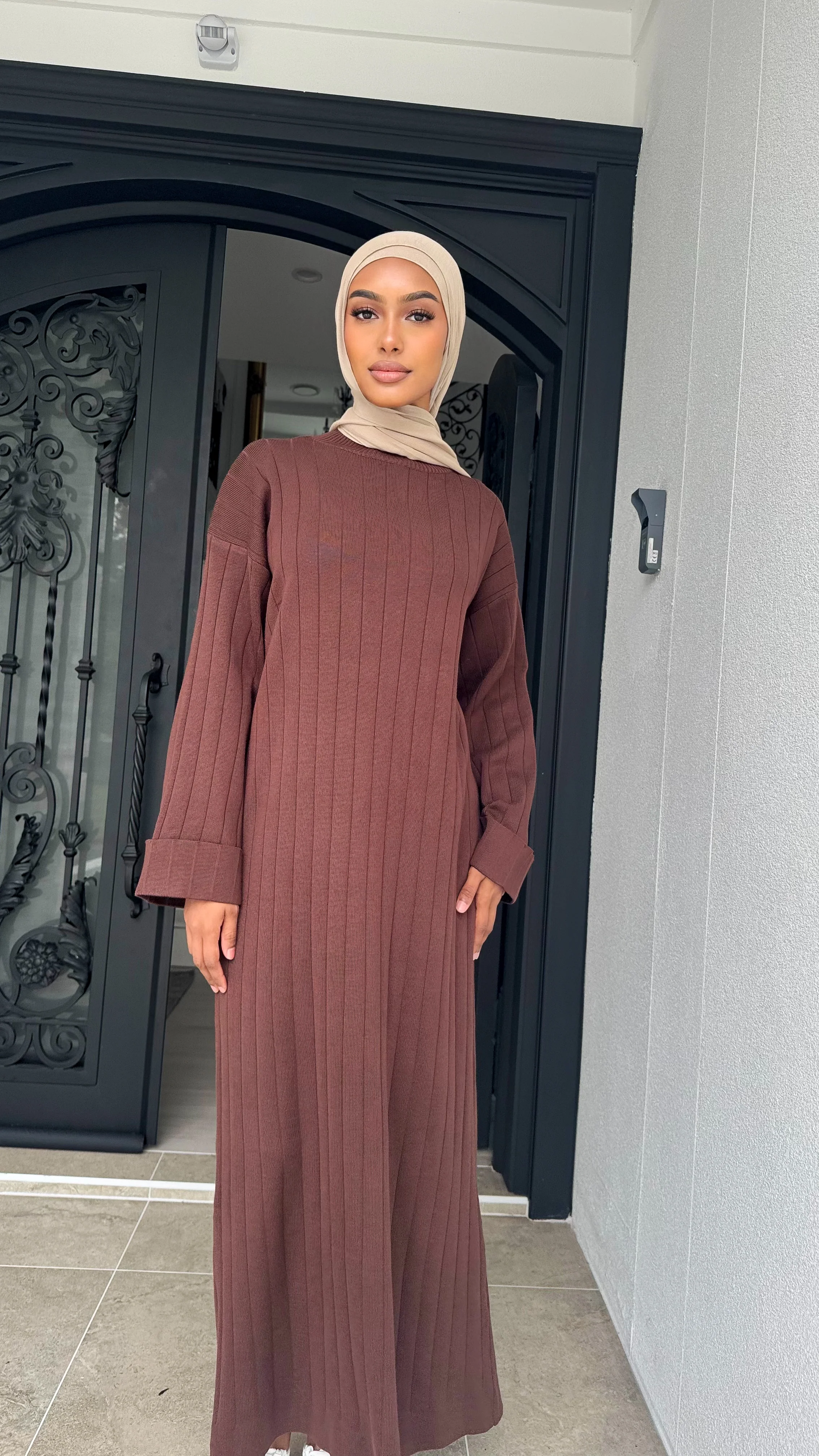 Knit Sweater Dress - Image 4
