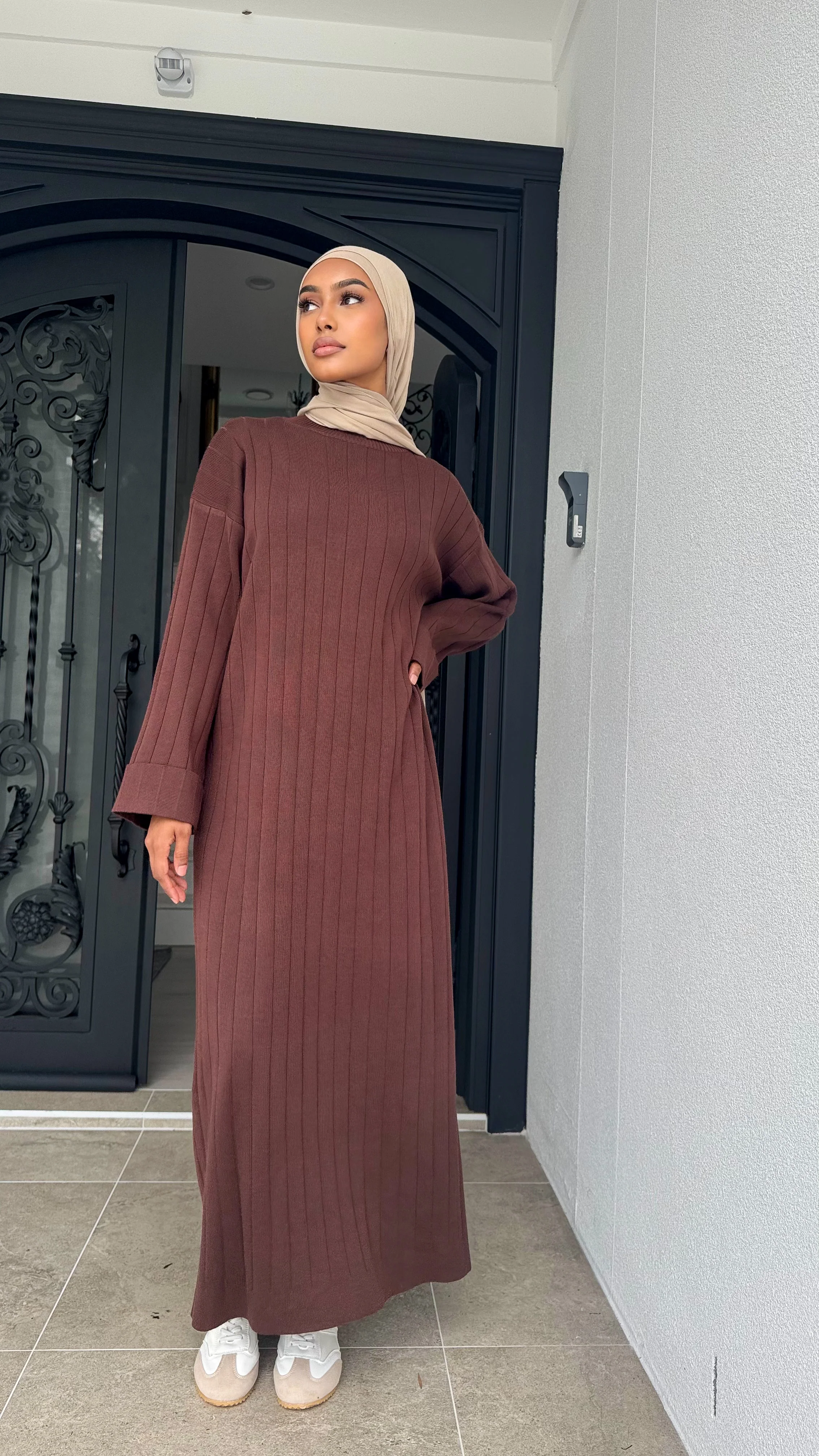 Knit Sweater Dress - Image 5