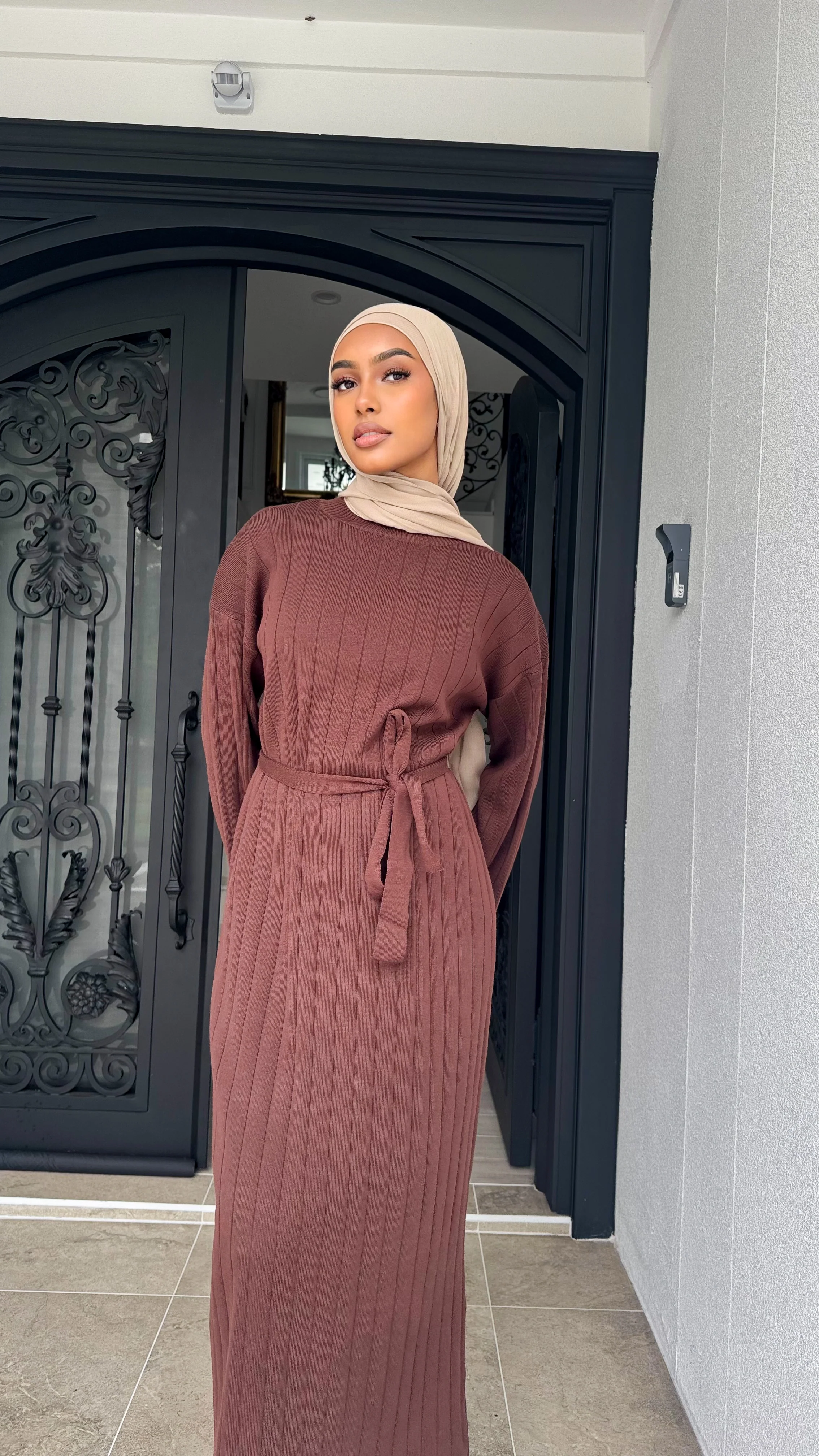 Knit Sweater Dress - Image 7