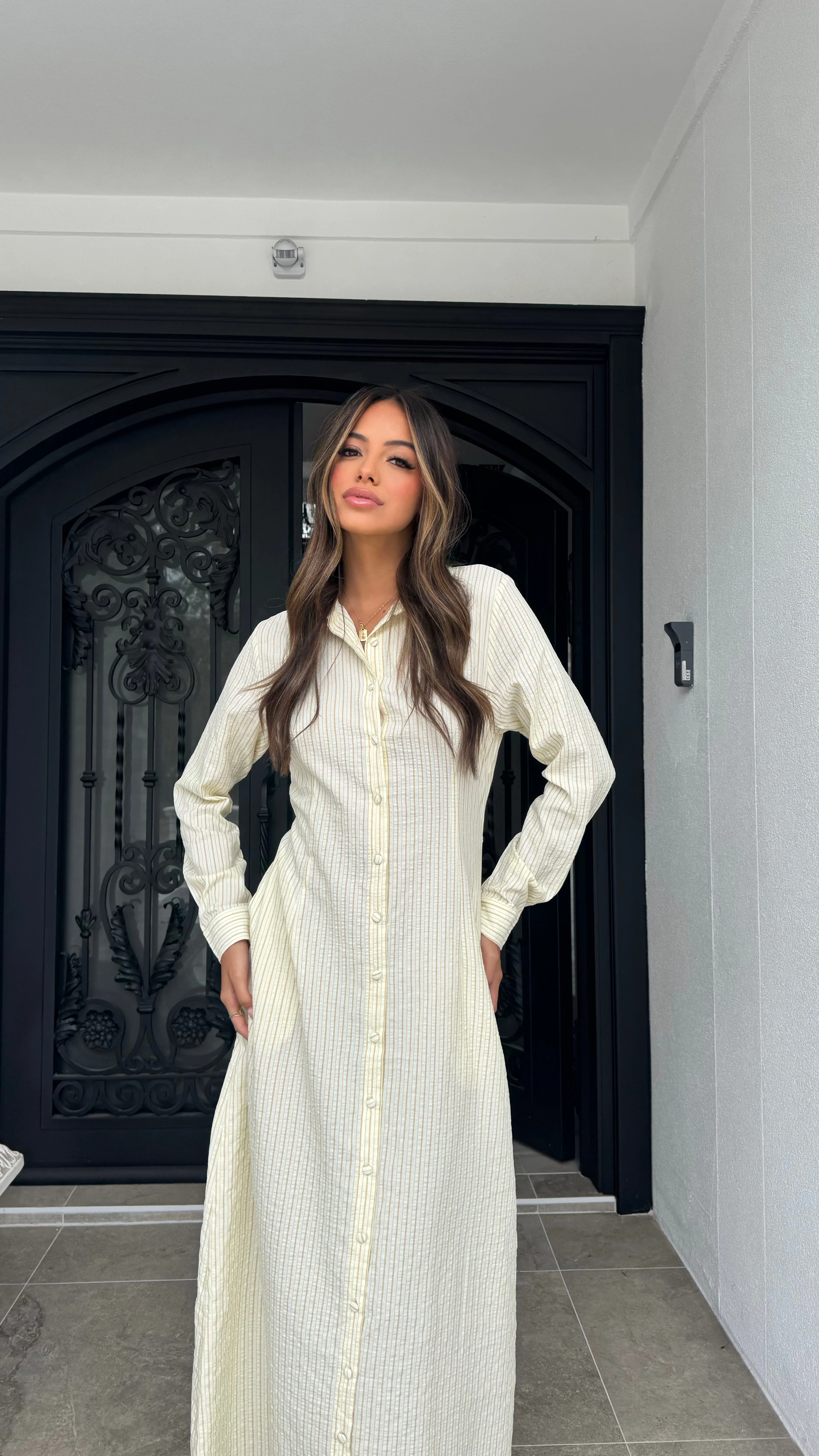 Stripe button maxi - Image 3