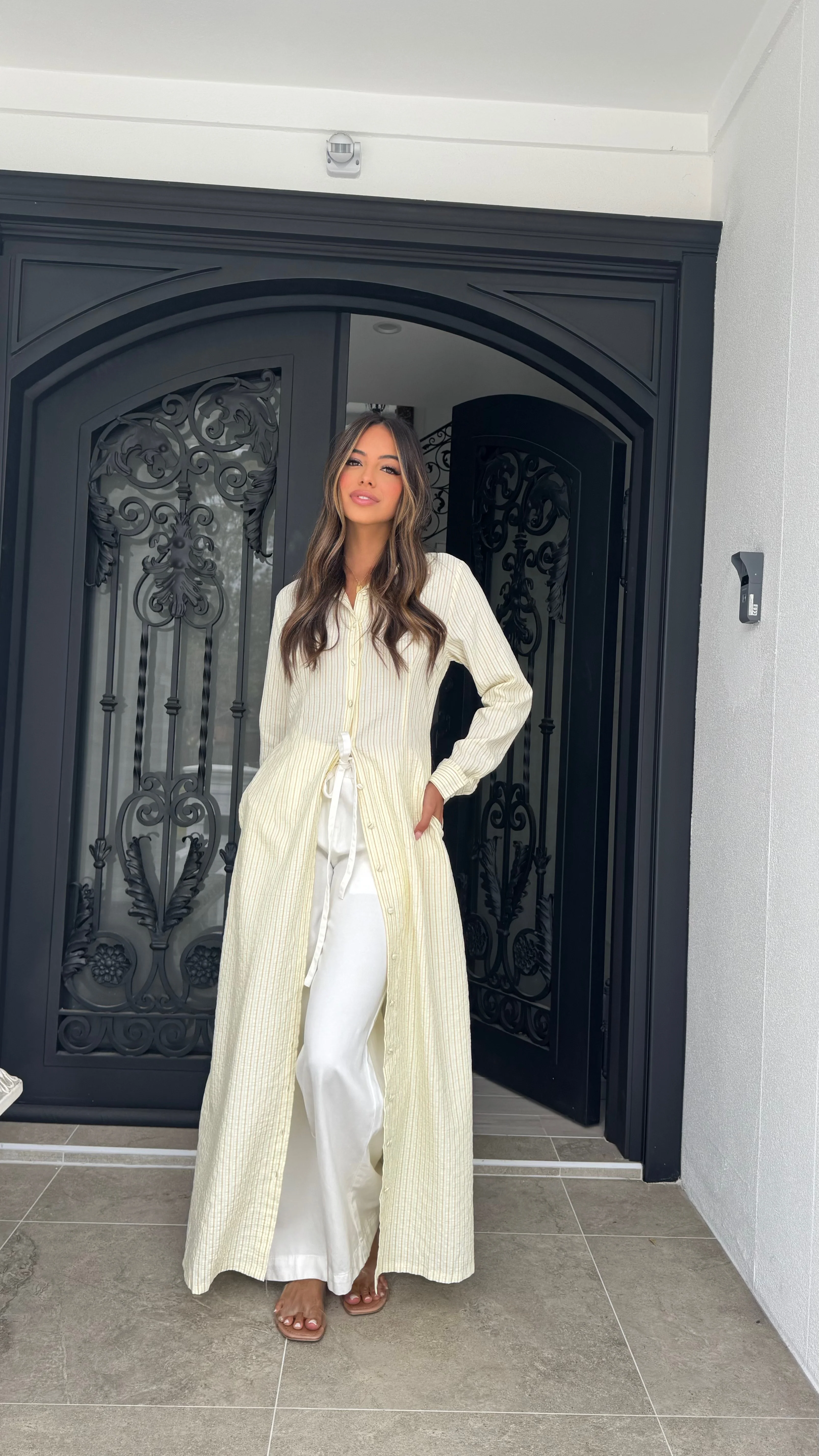 Stripe button maxi - Image 6